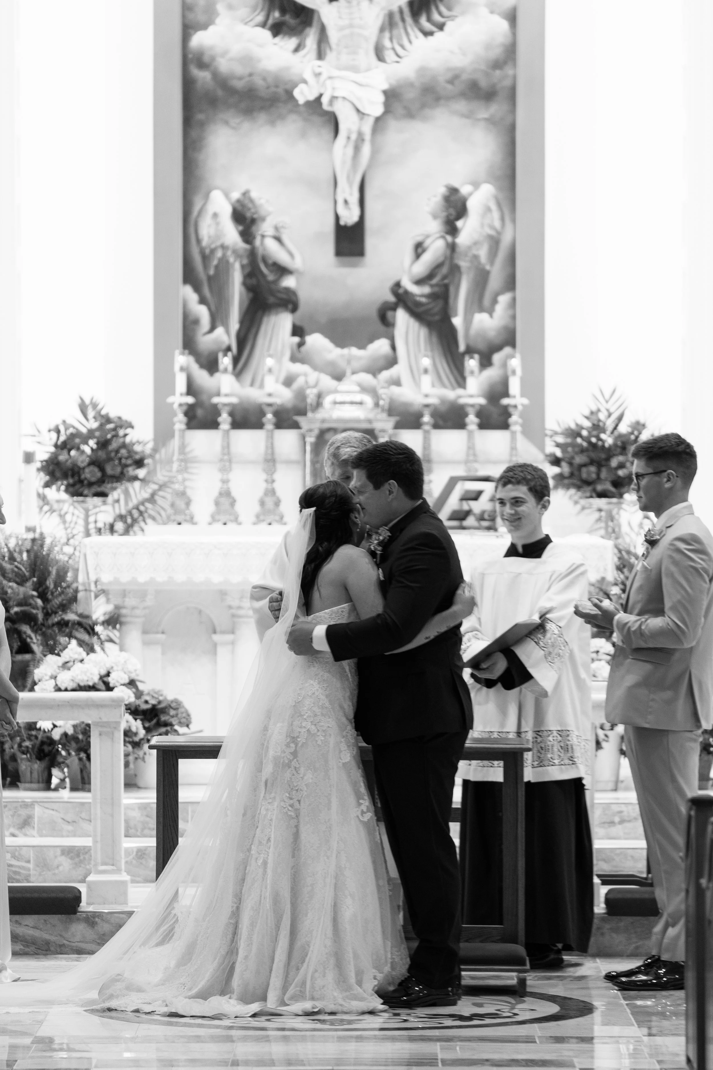 St. Francis De Sales Catholic Church Wedding in Purcellville, Virginia captured by Florida Documentary Photographer Catherine Skelly