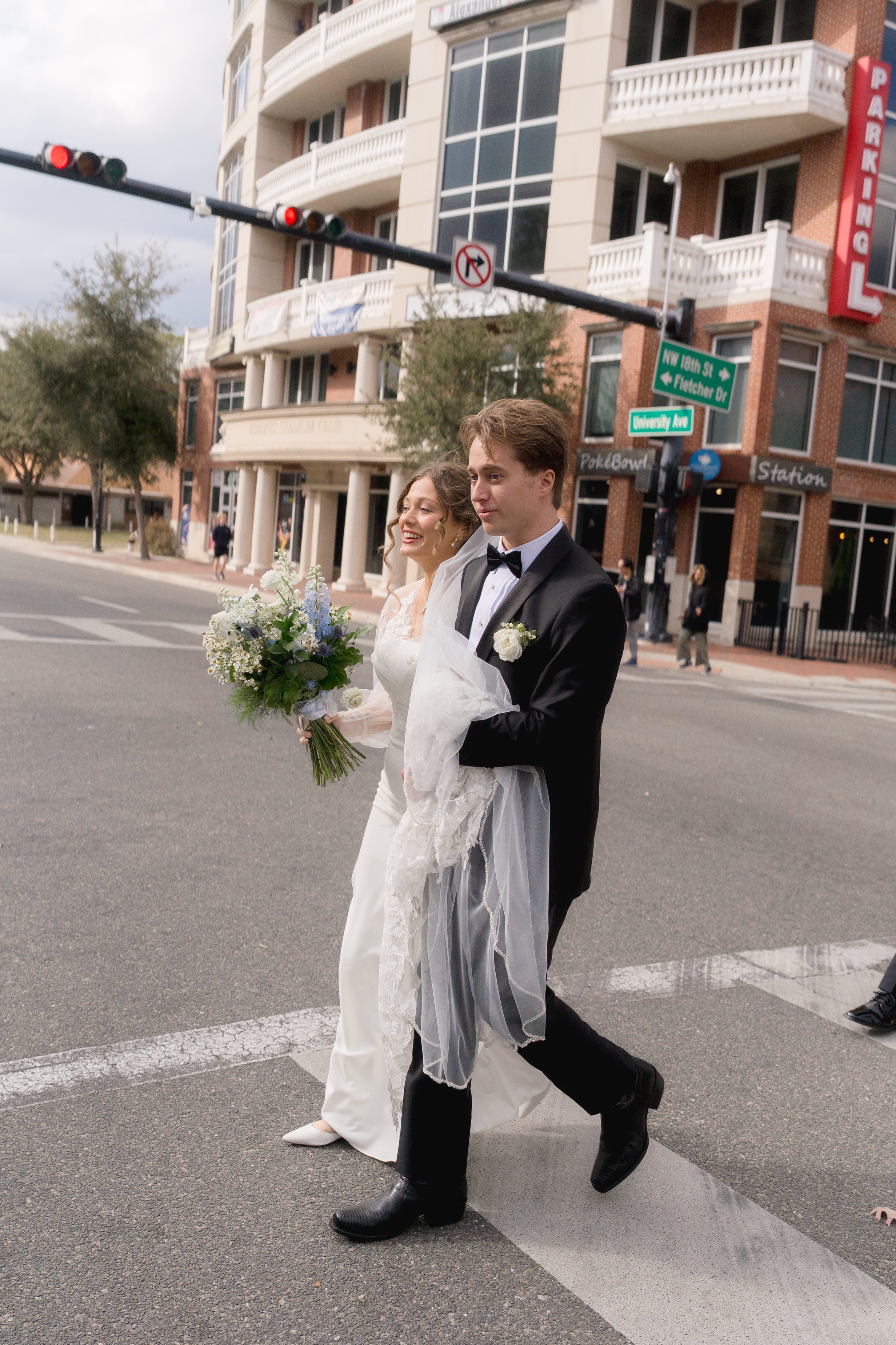 Wedding at St. Augustine Catholic Church by University of Florida in Gainesville, Florida by Florida Documentary Photographer Catherine Skelly
