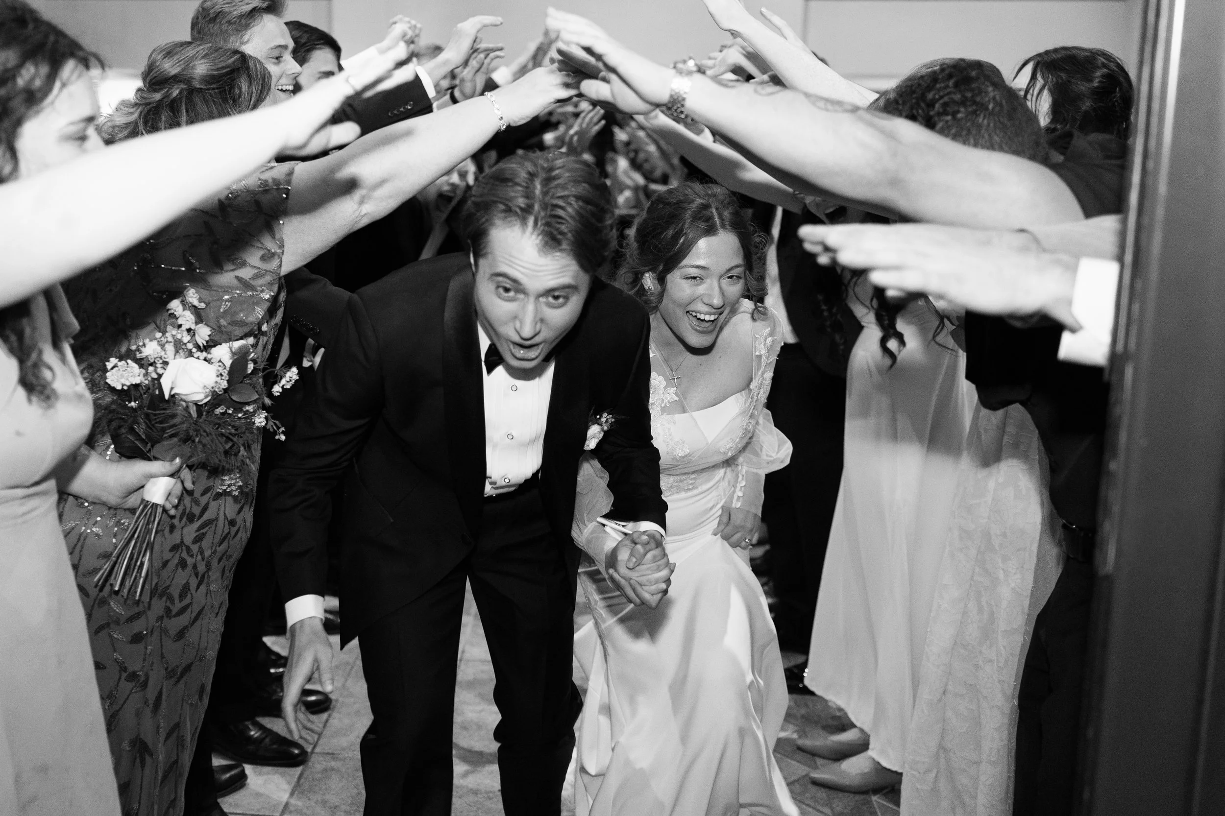 Candid Wedding Reception photos at Best Western Gateway Grand captured by Florida Documentary Photographer Catherine Skelly