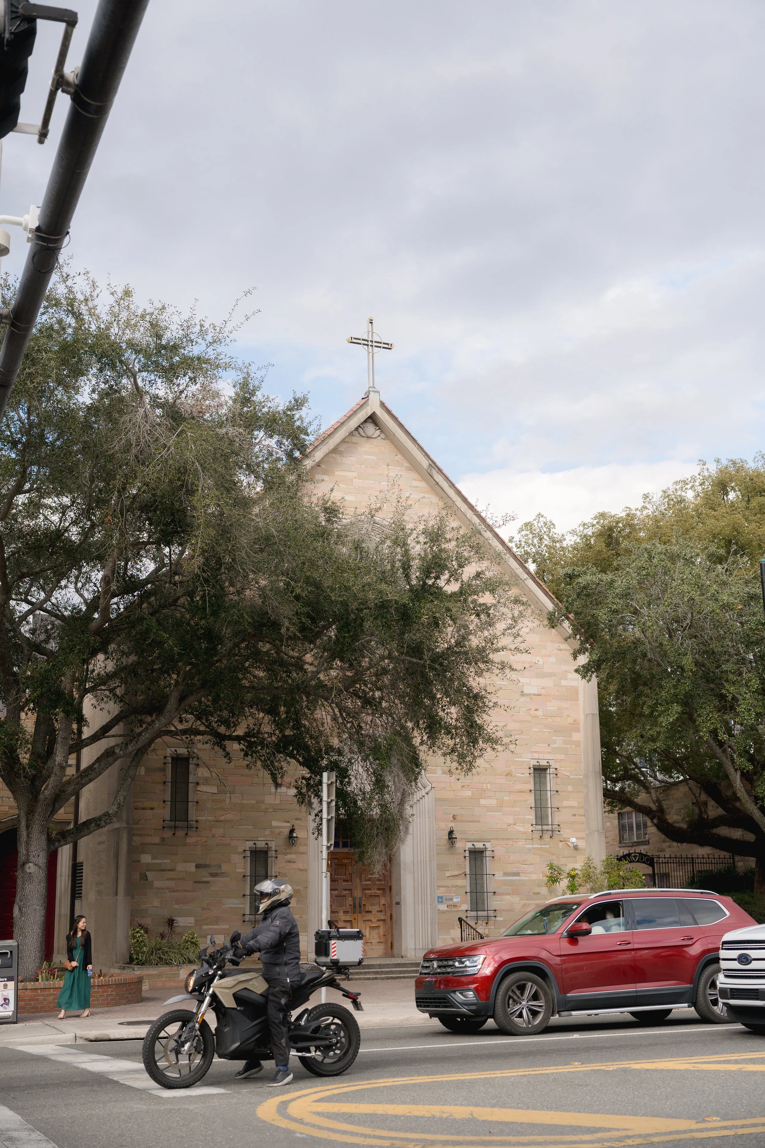 St. Augustine Catholic Church by University of Florida in Gainesville, Florida by Florida Documentary Photographer Catherine Skelly