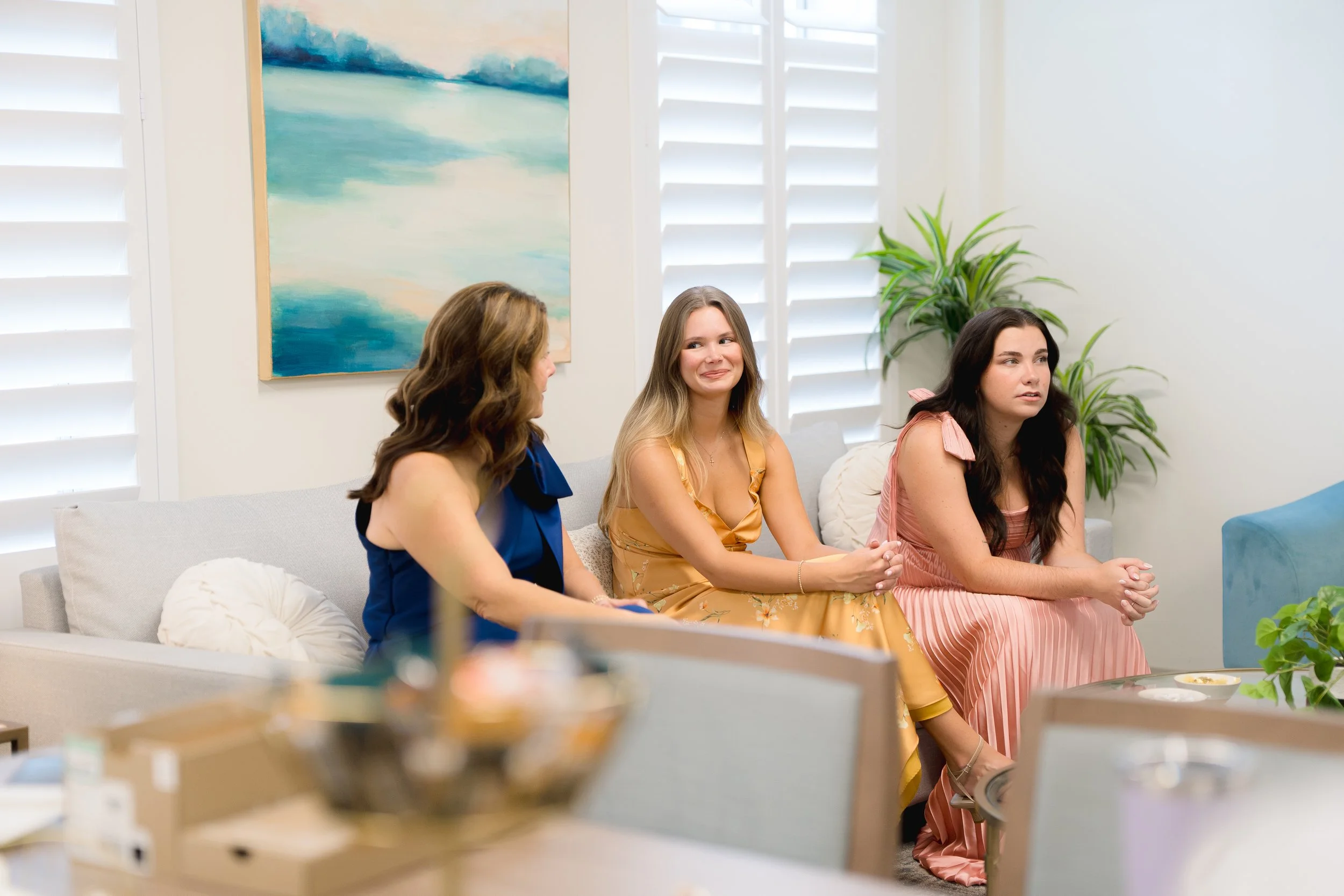 Bridal Suite at First Presbyterian Church in Orlando captured by Florida Documentary Photographer Catherine Skelly