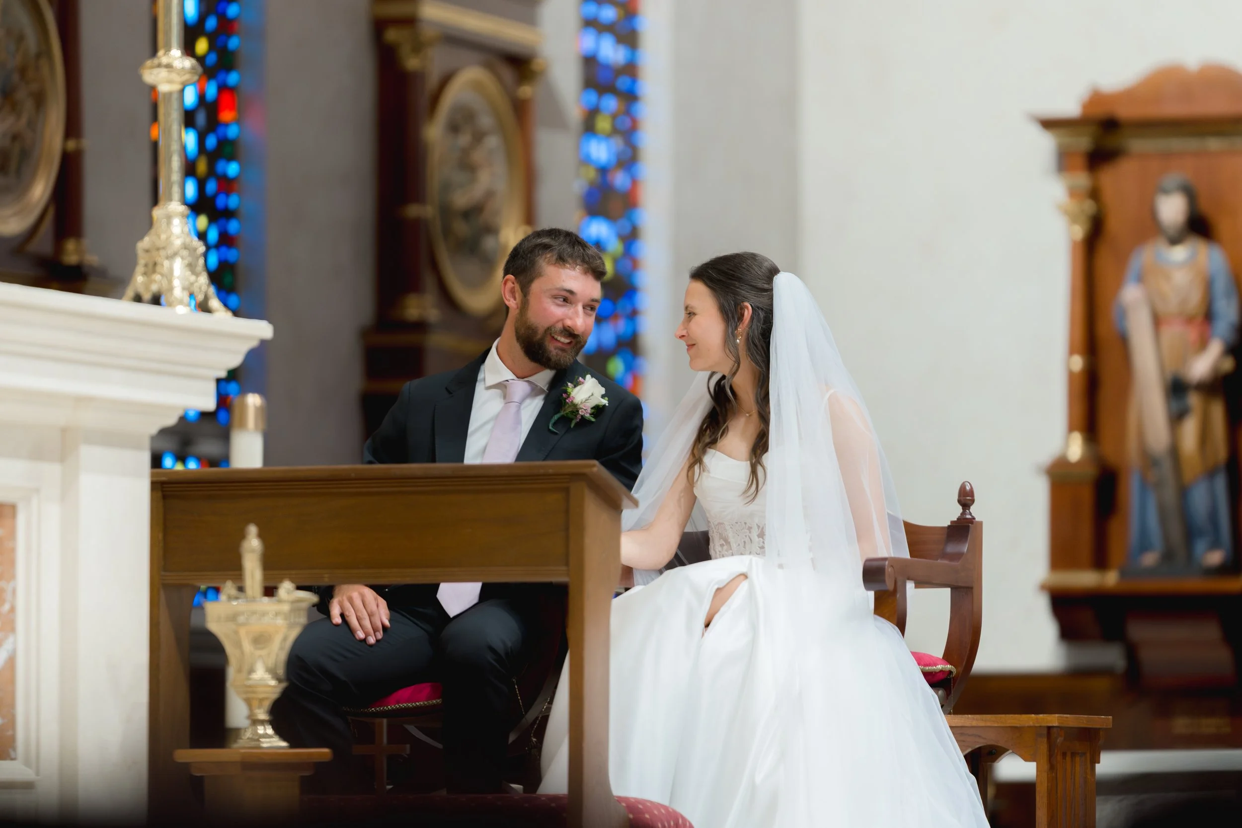 Catholic Wedding at Co-Cathedral of St. Thomas Moore in Tallahassee, Florida