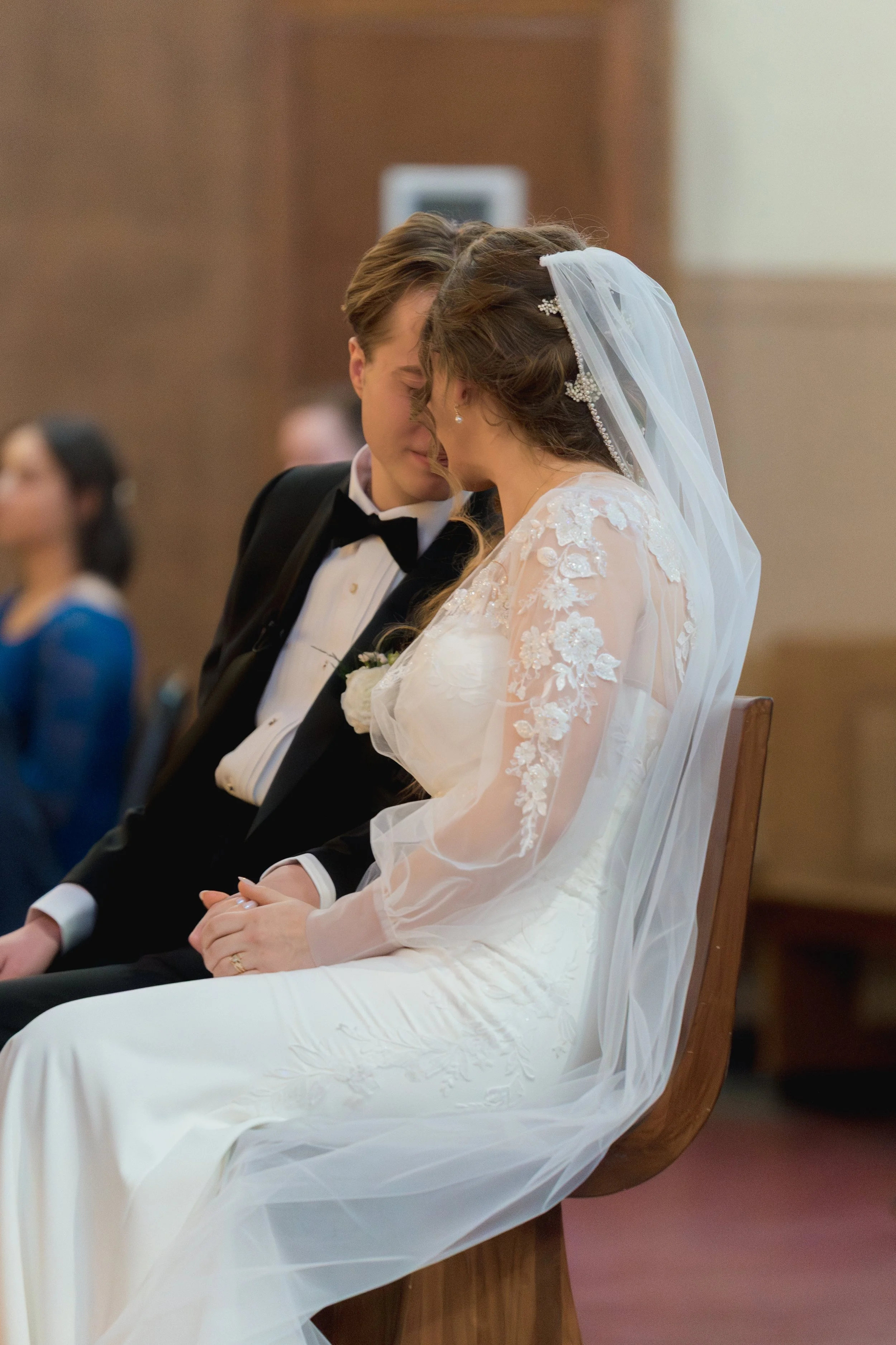 Catholic Wedding captured at St. Augustine Catholic Church by University of Florida in Gainesville, Florida by Florida Documentary Photographer Catherine Skelly