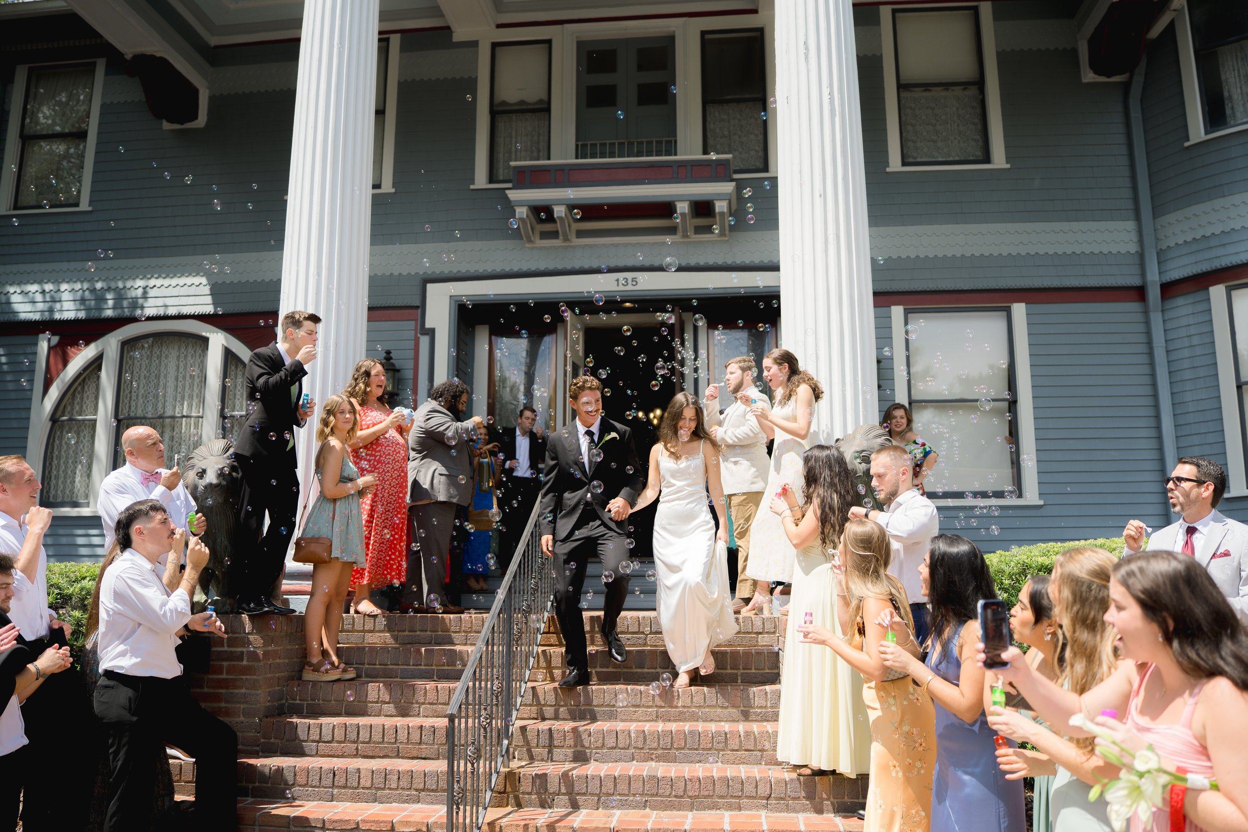 Candid wedding reception photos at Dr. Phillips House in Orlando, Florida captured by Florida Documentary Wedding Photographer Catherine Skelly