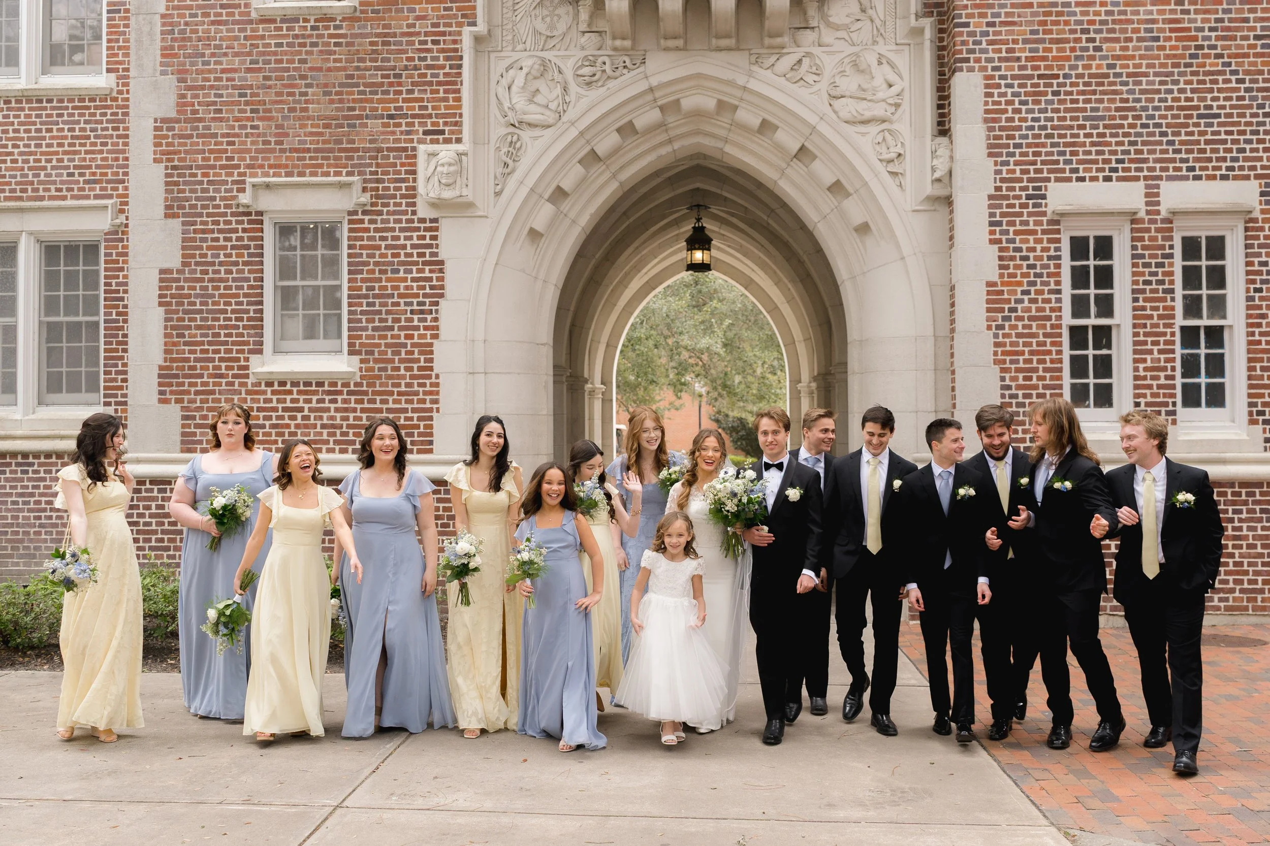 Wedding Portraits at University of Florida in Gainesville, Florida by Florida Documentary Photographer Catherine Skelly