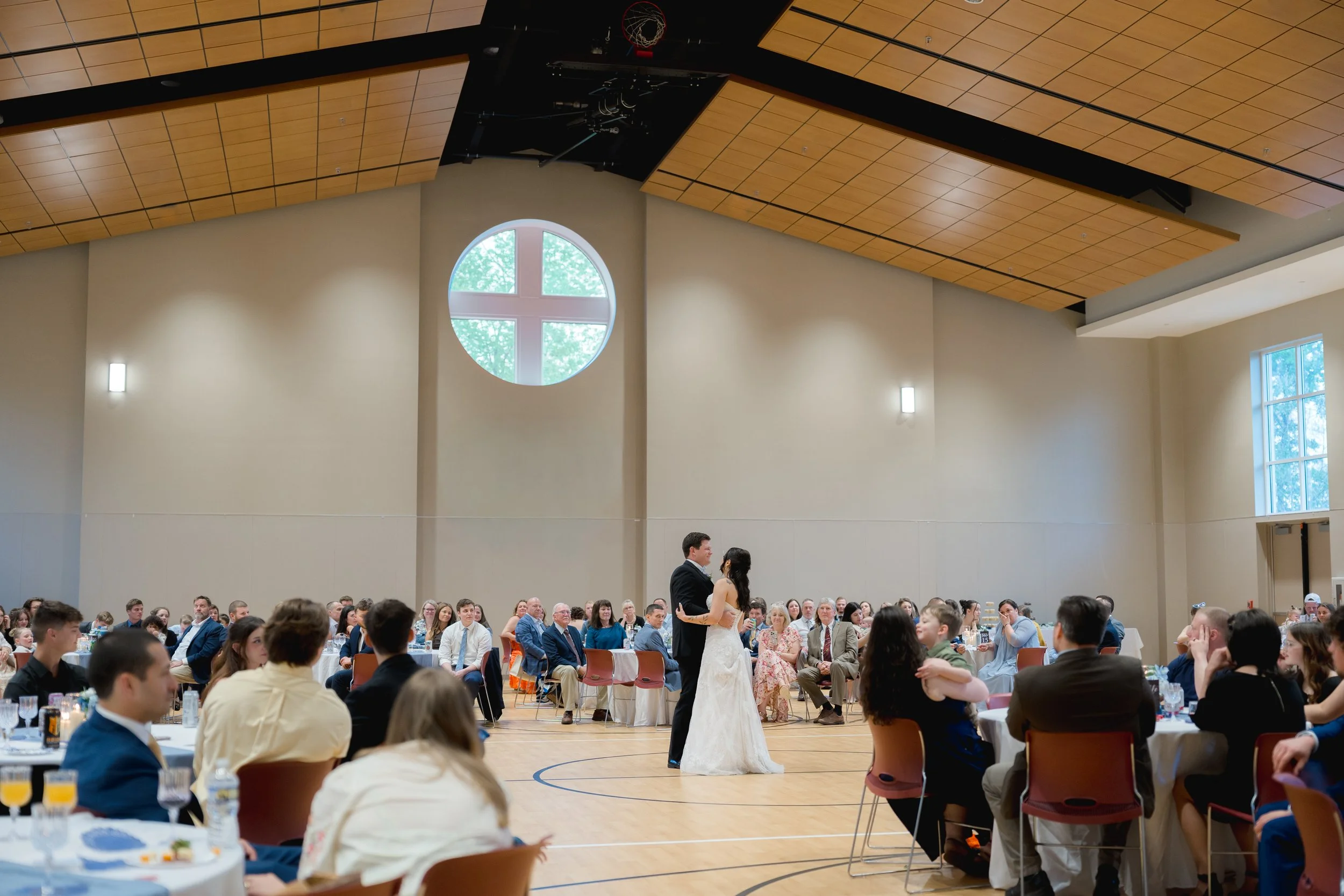 St. Francis De Sales Catholic Church Wedding Reception in Purcellville, Virginia captured by Florida Documentary Wedding Photographer Catherine Skelly