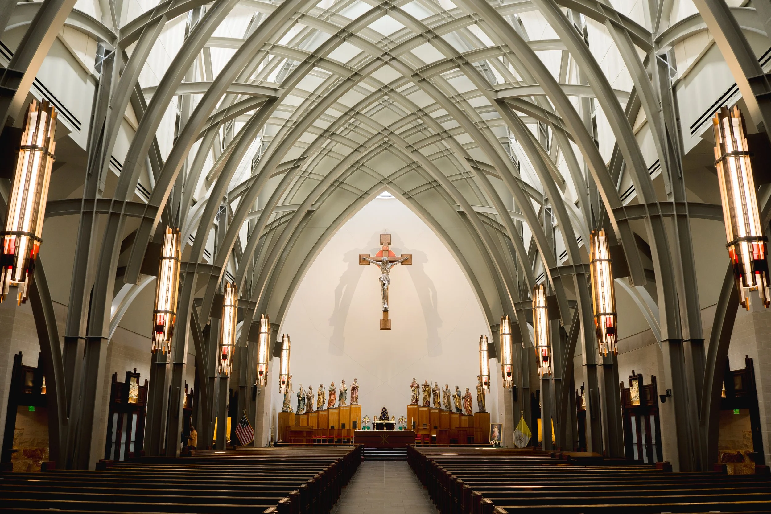 Ave Maria Catholic Church in Ave Maria, Florida by Florida Documentary Wedding Photographer Catherine Skelly