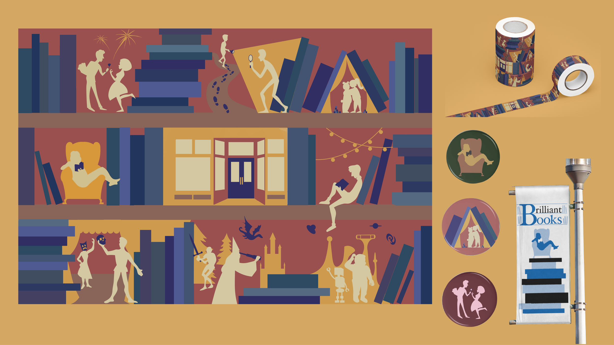 Brilliant Books Illustration
Disclaimer: not an official collaboration