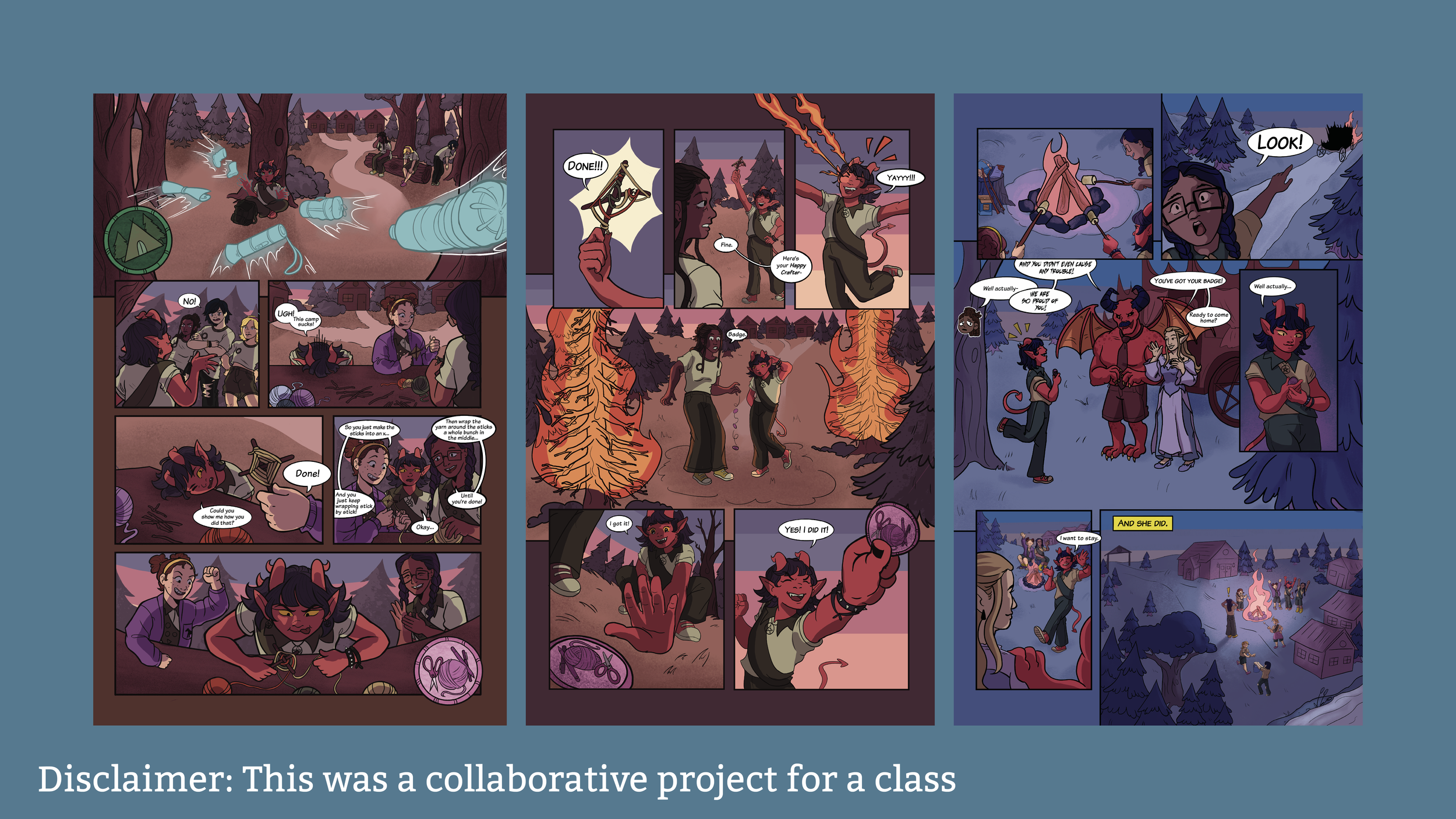 Camp Mosquito Comic - Click to see about my process!