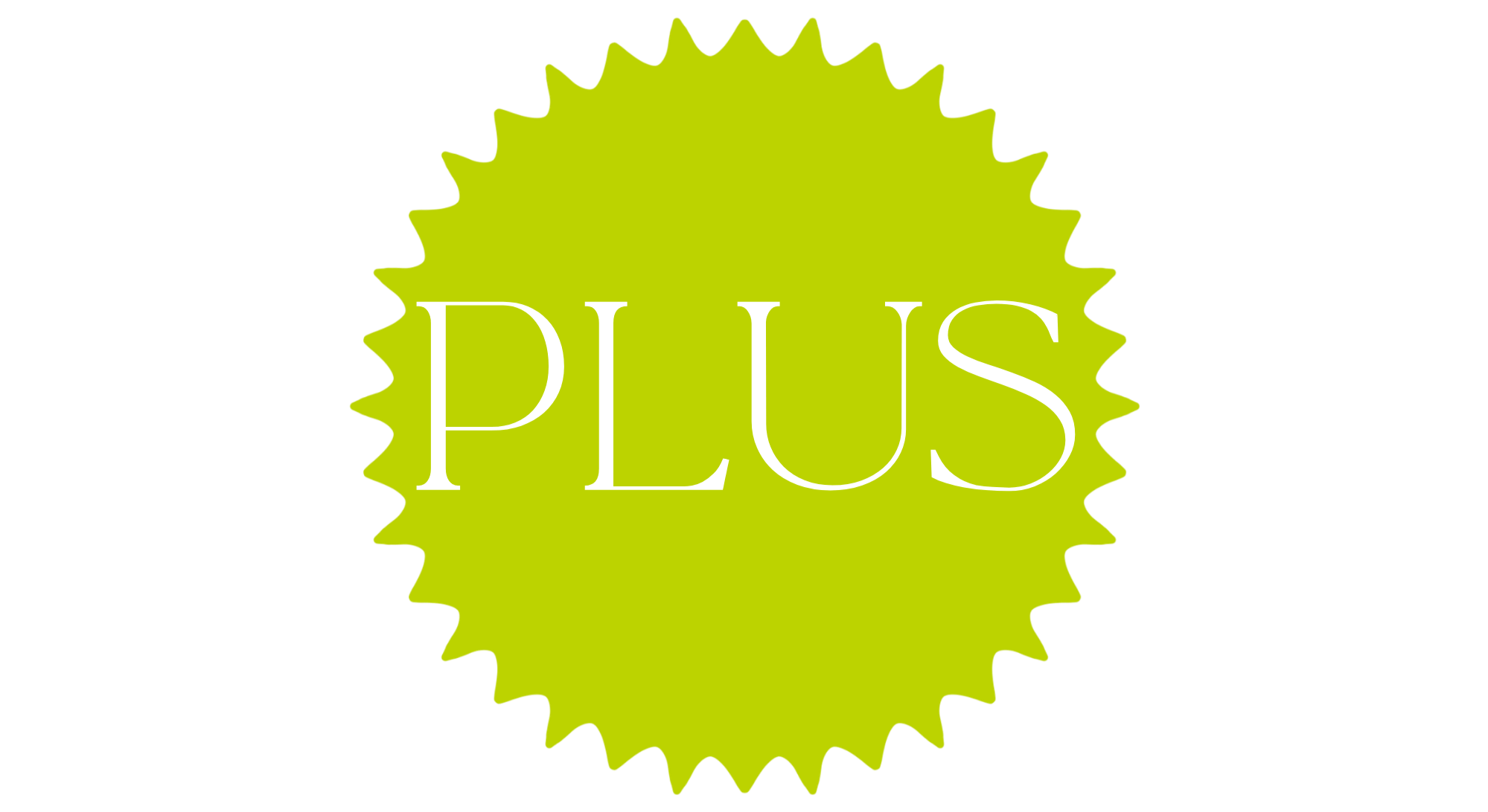 PLUS badge