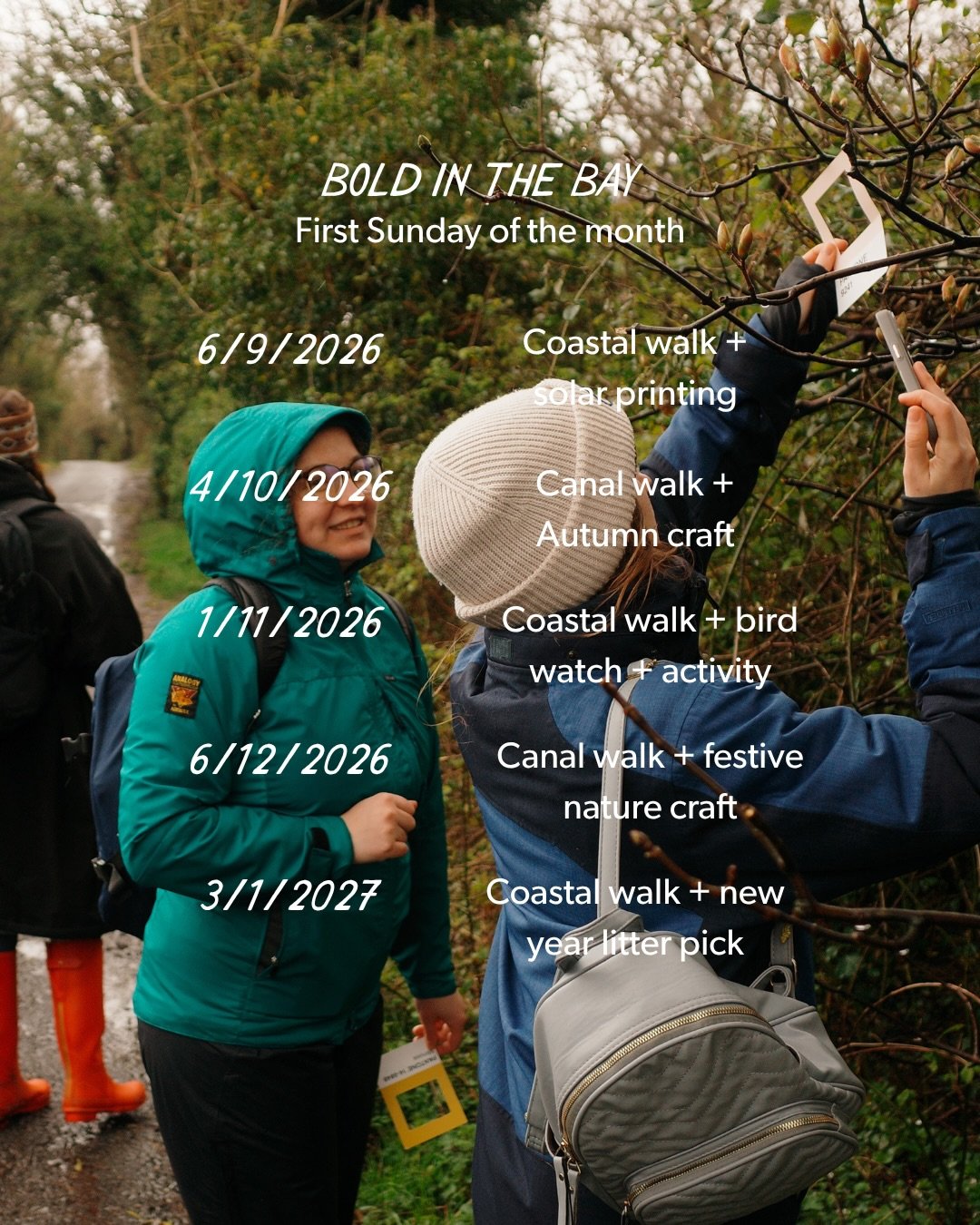 Autumn/Winter wellbeing events at Bold - tickets now live. 

Sign up to free events via Eventbrite 🌱