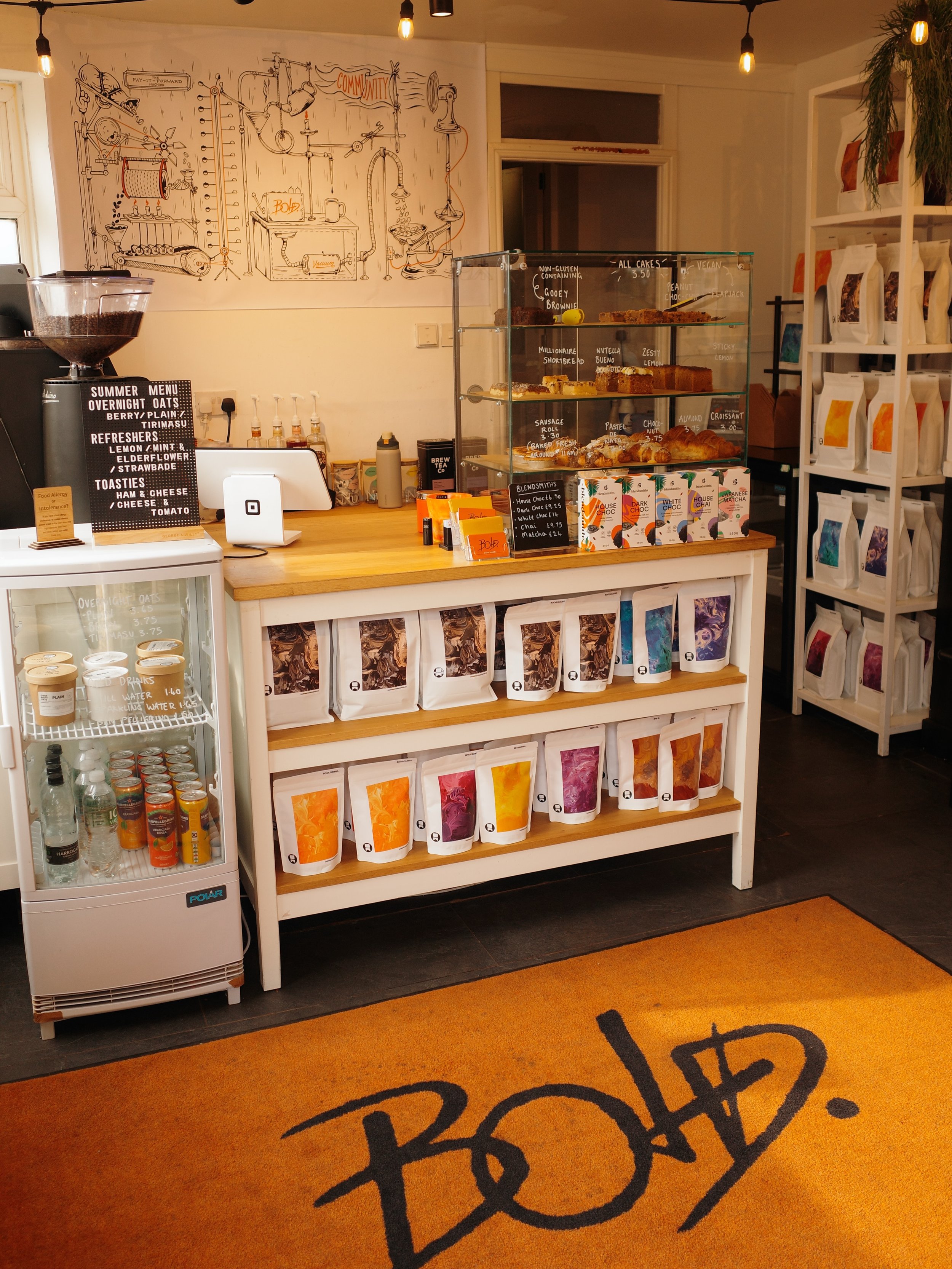 Can&rsquo;t believe it&rsquo;s already 3 years since we got the keys to Bold (and we&rsquo;ve just had a little rearrange&hellip;what do you think of the new layout??) We&rsquo;re celebrating Bold&rsquo;s 3rd birthday AND Carringtons Coffee Co&rsquo;