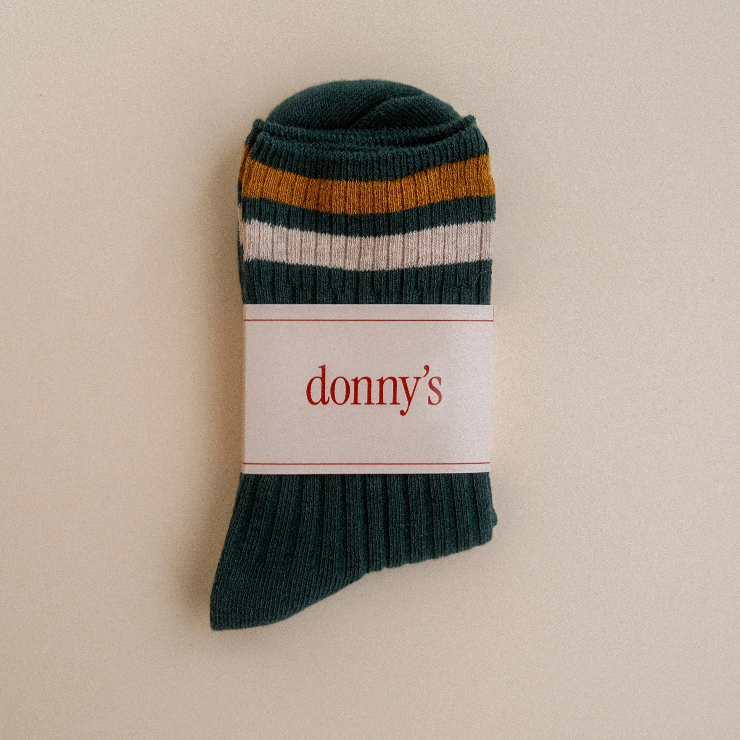 Summer Stripe Socks in Teal