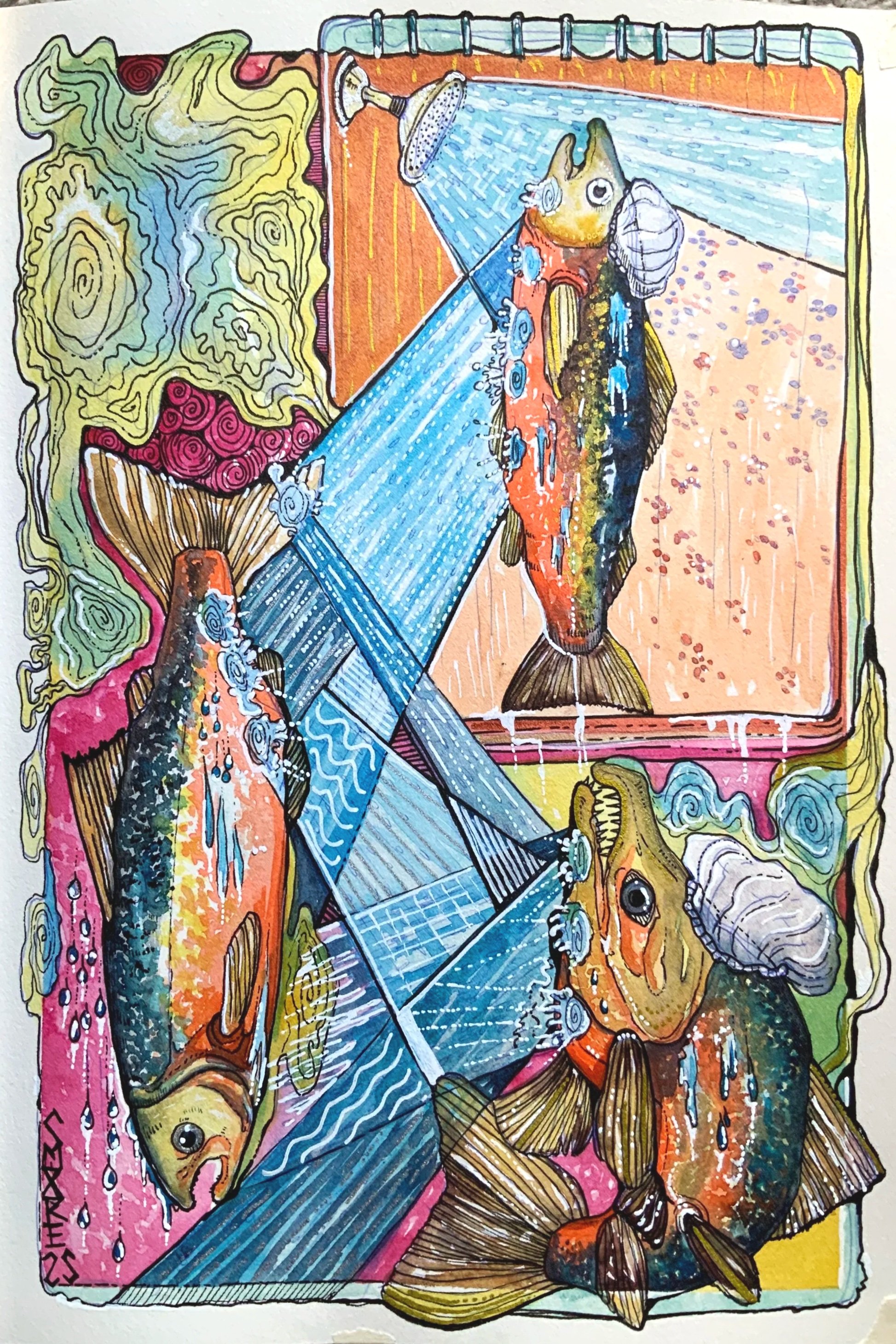Salmon Showers