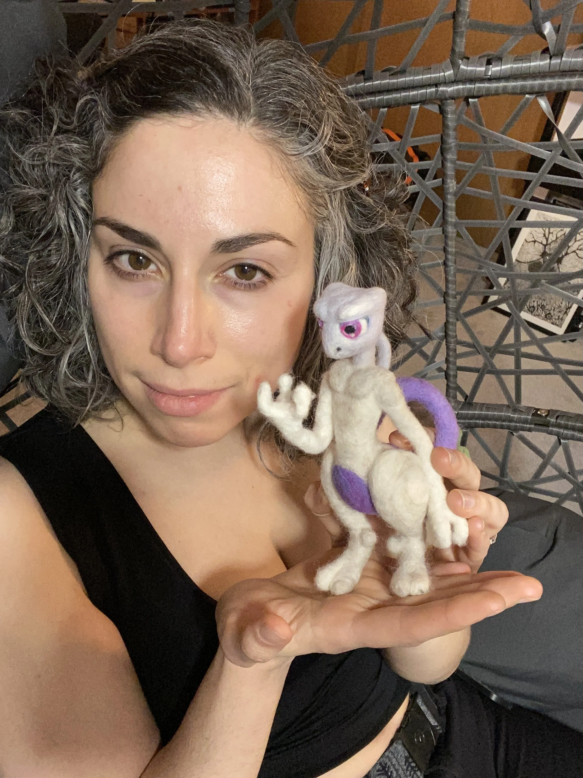 Mewtwo Needle Felt