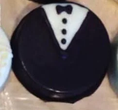 Groom Oreos in Tuxedo