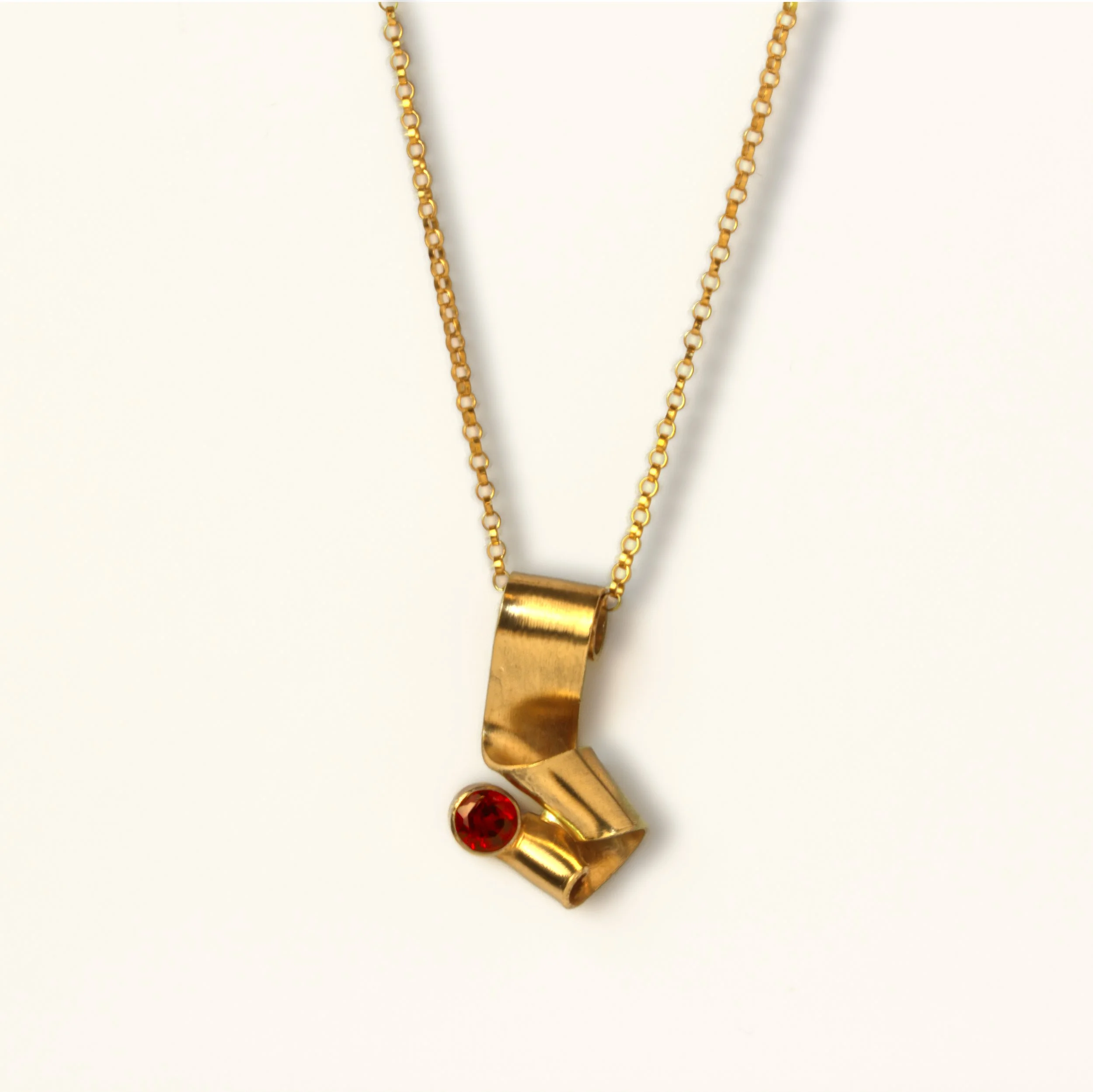Cascade - Garnet pendant