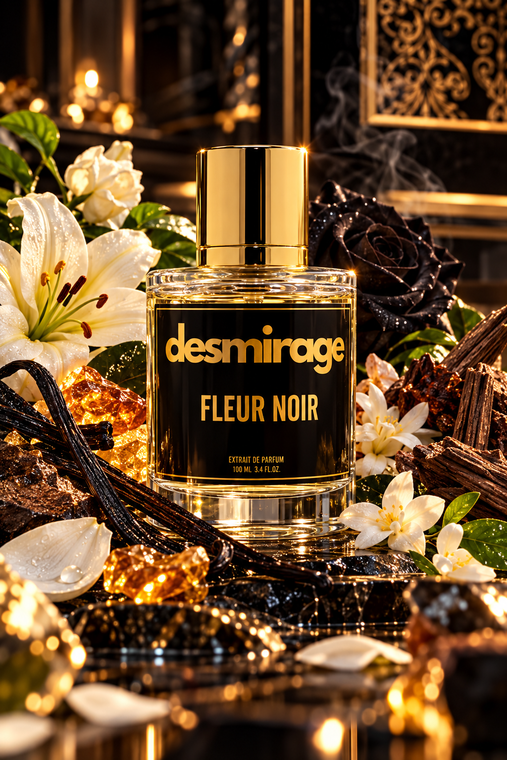 Desmirage Fleur Noir Extrait de Parfum Decant