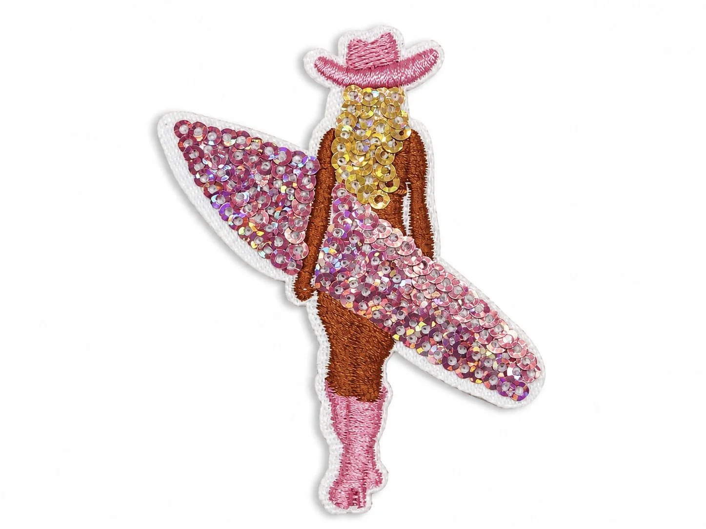 Sequin Surfer Girl Patch
