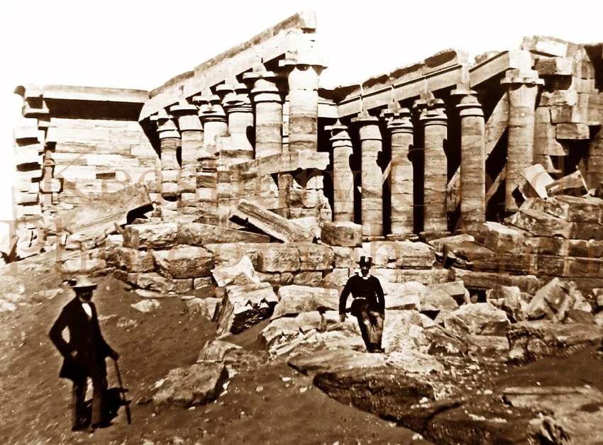 web_6B Temples at Maharraqa ancient egypt by francis frith.jpg