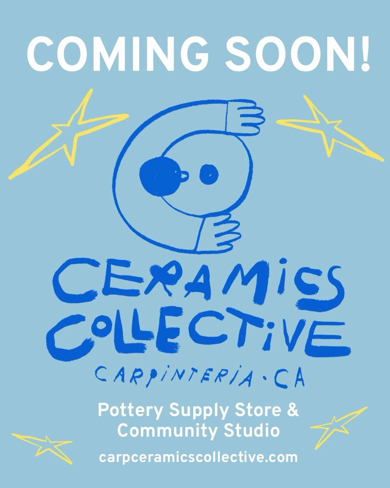 Coming soon to Carpinteria! We&rsquo;re thrilled to get started on this new community ceramics studio and supply retail space. Click the link in our bio to connect through our website and learn more about us. Follow along for updates and we&rsquo;ll 