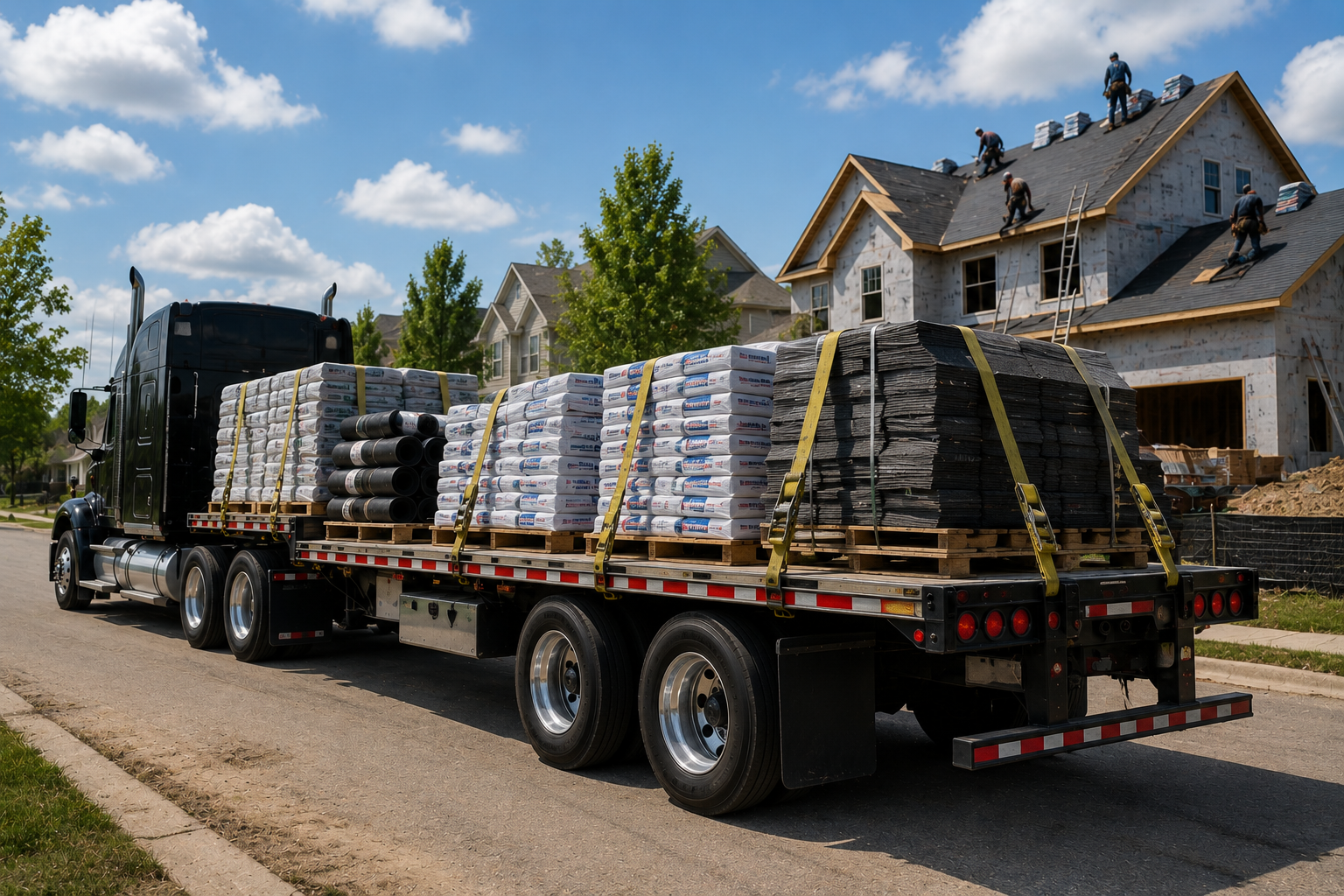 Roofing Material Transport
