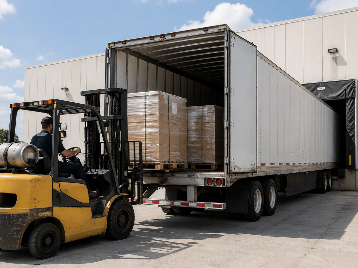 Palletized Dry Van Delivery