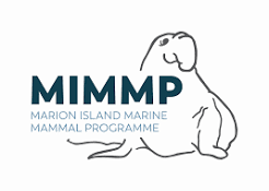 Logo for MIMMP, Marion Island Marine Mammal Programme, featuring a cartoon seal.