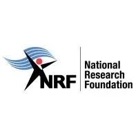 Logo of the National Research Foundation with a stylized eagle and the acronym NRF.