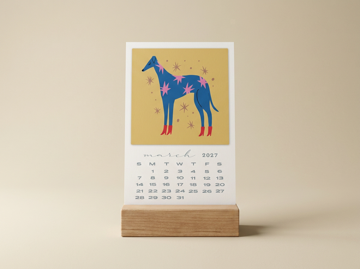 2027 Calendar - Delightful Dogs