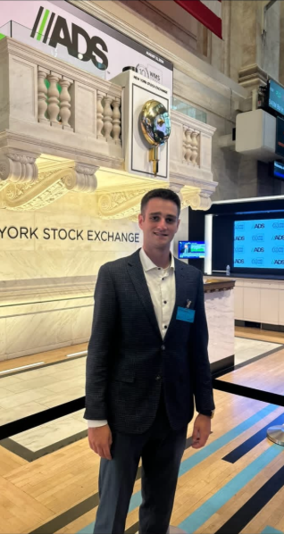 Declan Donahue at the New York Stock Exchange