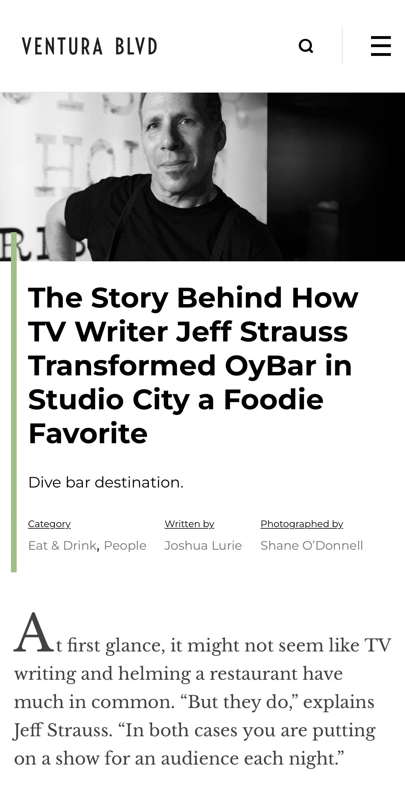 Food Writing