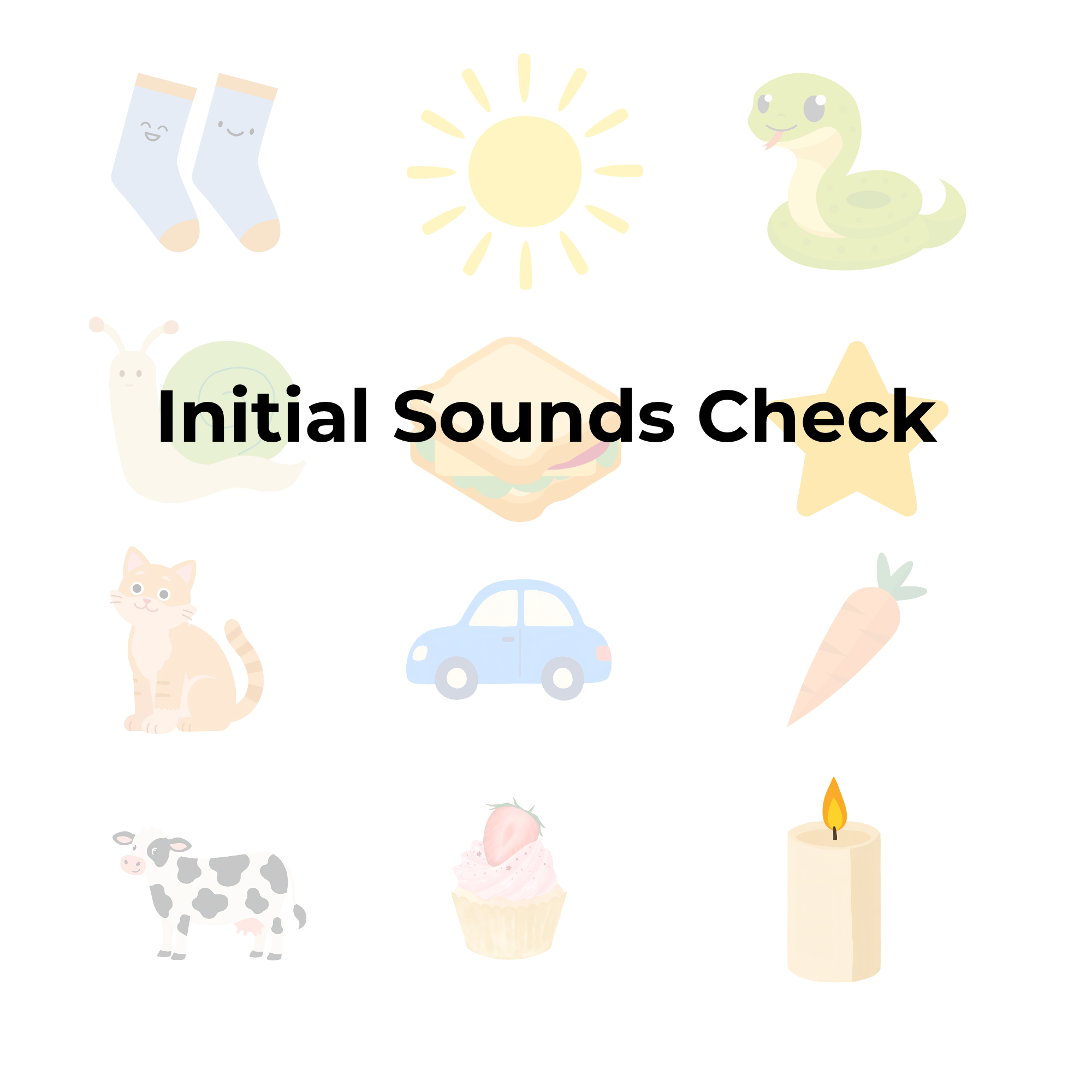 Phonics Initial Sounds Check
