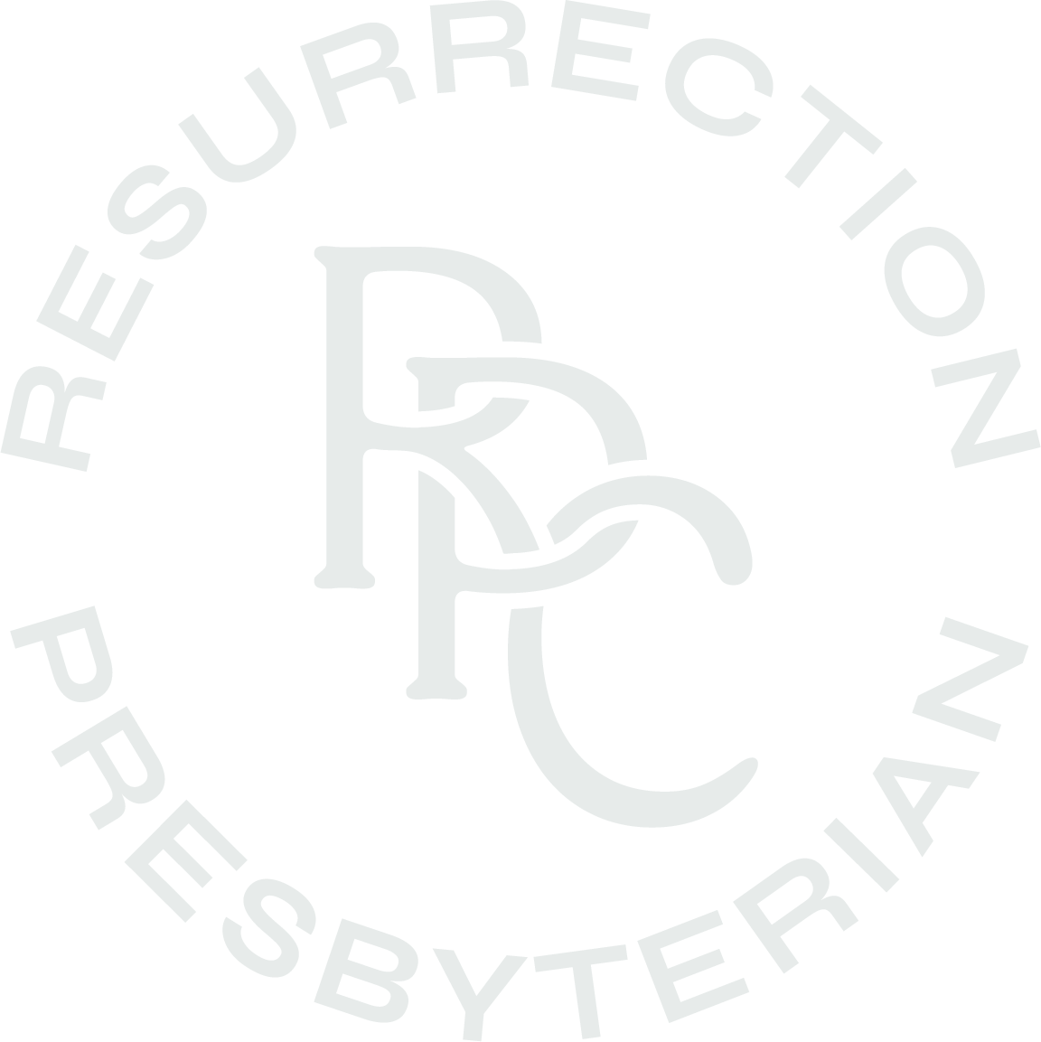 Logo of Prescott Purses Bakery featuring a circular black border with green text, a stylized monogram of a