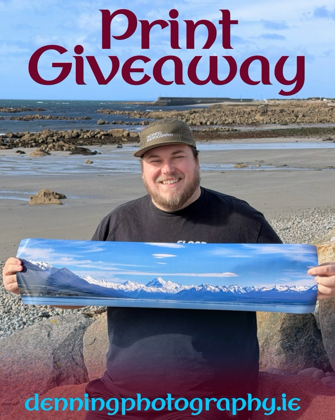 To celebrate the upcoming launch of my new site denningphotography.ie I will be giving away some Test Prints! 

First up, for a chance to win this panoramic print of Aoraki (Mount Cook) in New Zealand, just:

1. Follow @denningphoto on instagram
2. T