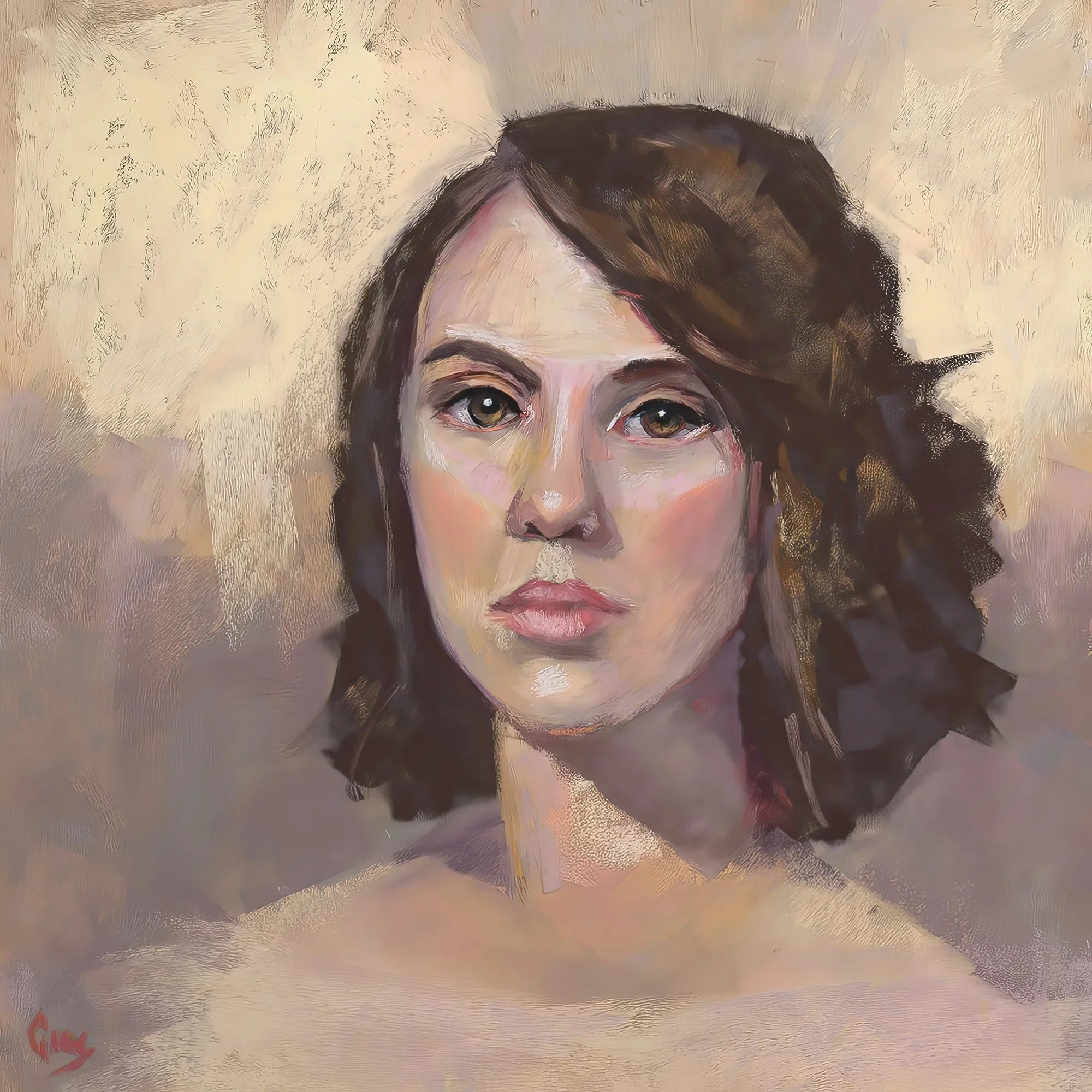 Windows of the Soul, Pastel, 15 x 15in, uArt400 mounted on board