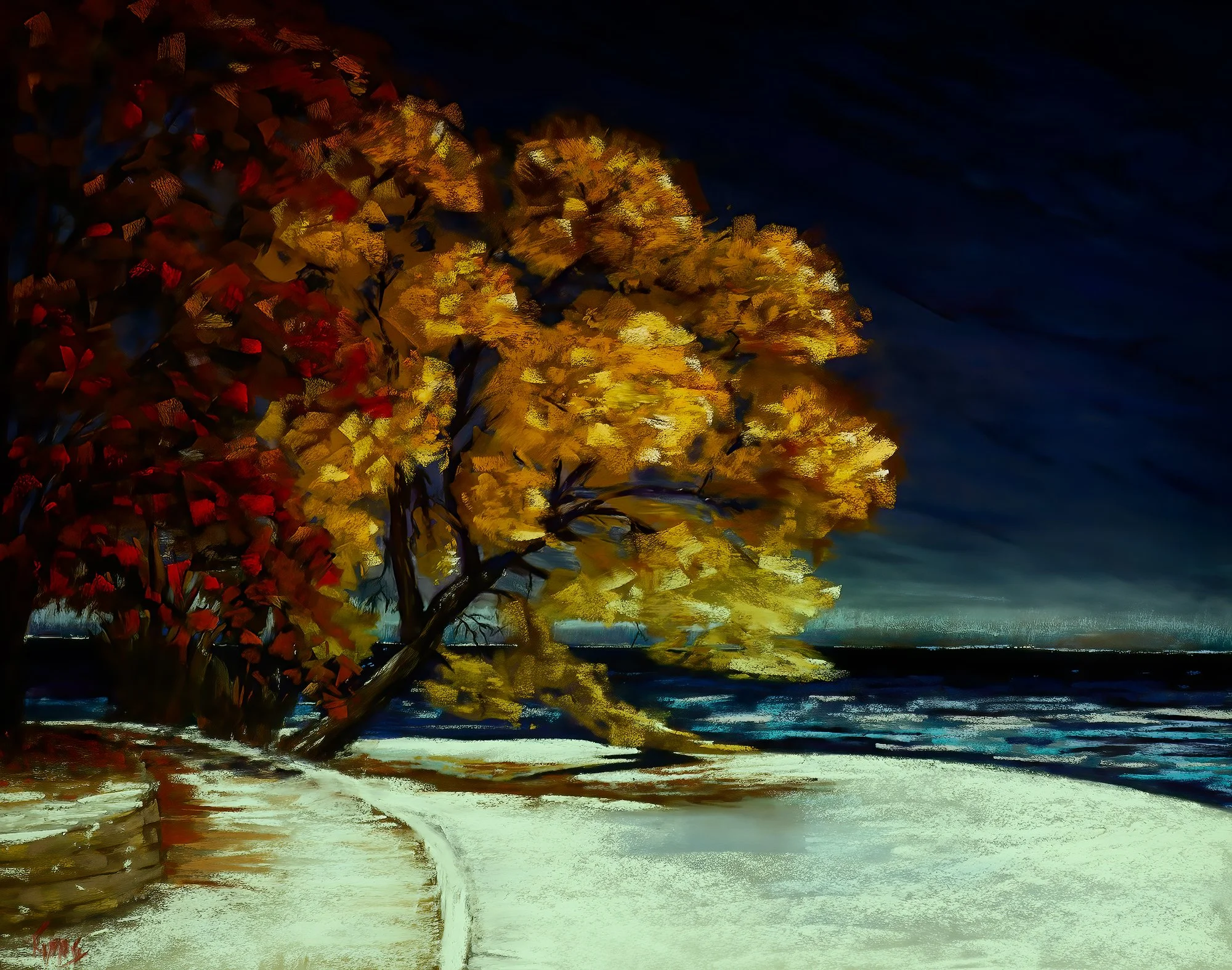 Lean on Me, Pastel, 17 x 21 in, uArt400 mounted on board