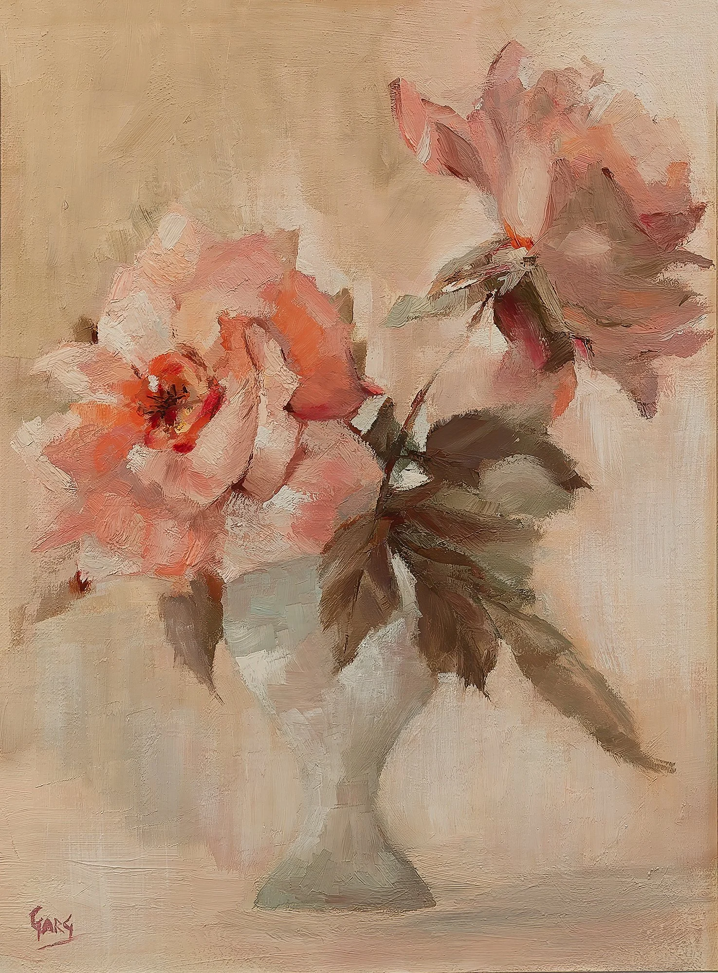 Garden's Gift,  Oil, 16 x 12 in, Linen on panel