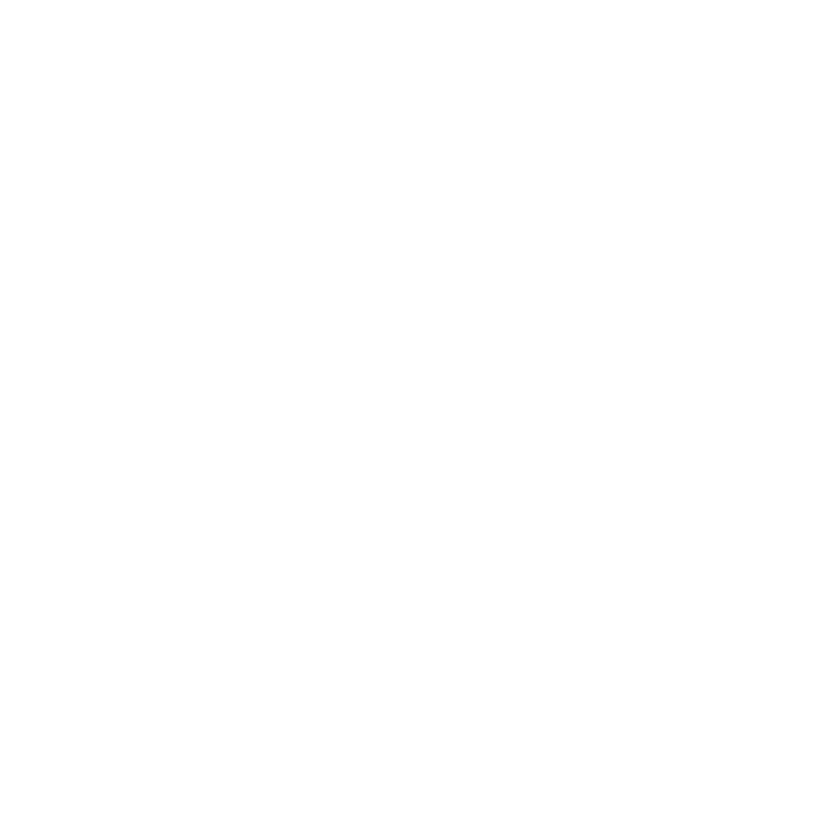 Line drawing of a seesaw with four spheres balanced on it against a black background.