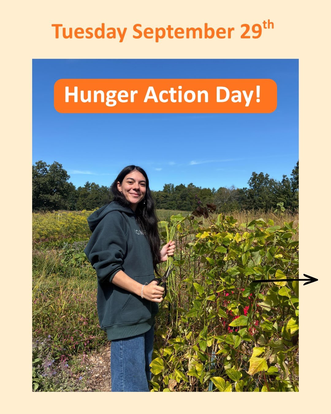 It is Hunger Action Day! We encourage you to take some time this week to support a local food access organization near you 🧡 There is a volunteer and a donation link in our bio! Also check out how you can support some of our favorite food access par