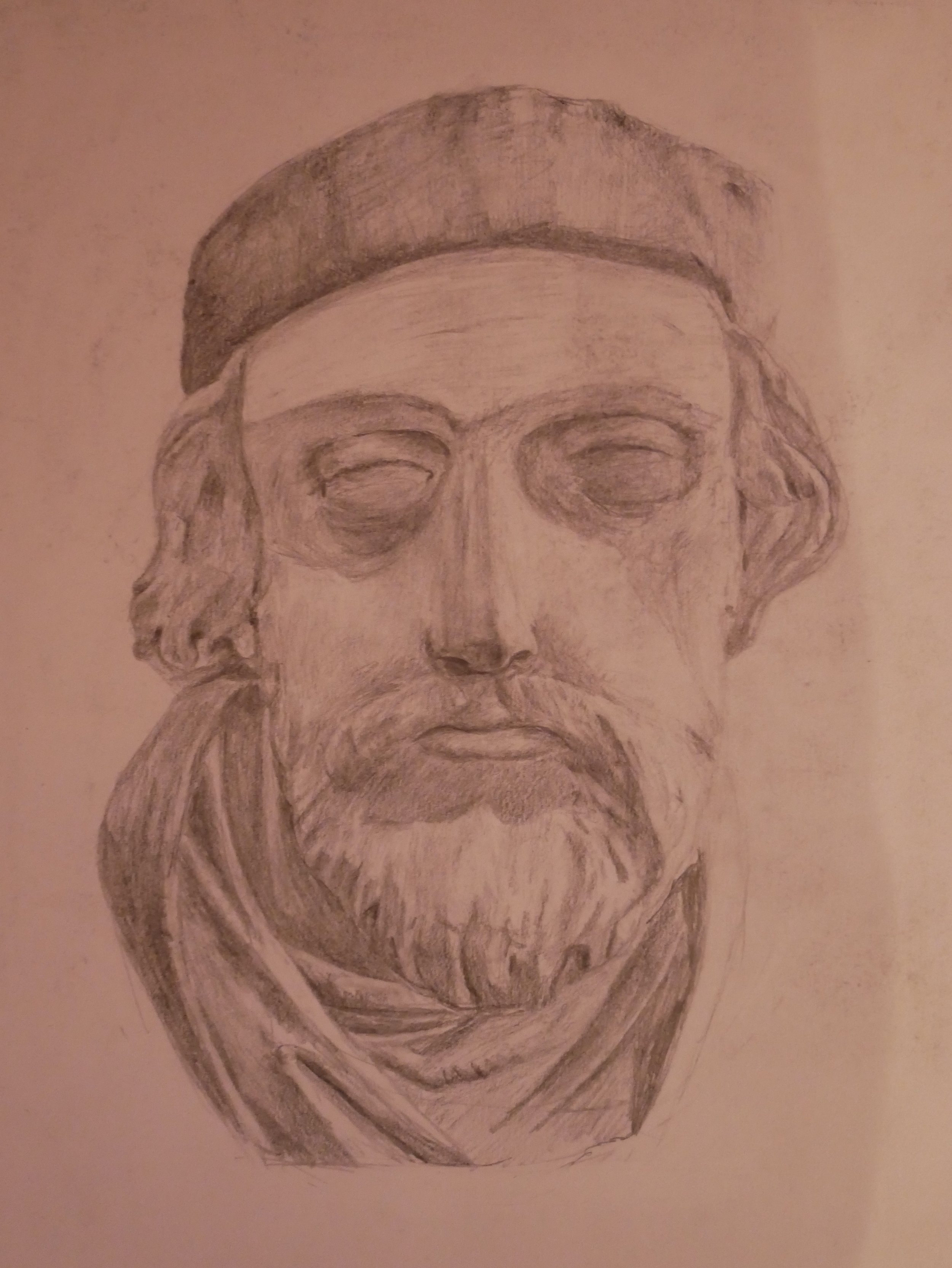 CC Chapel Head Statue - Graphite.JPG