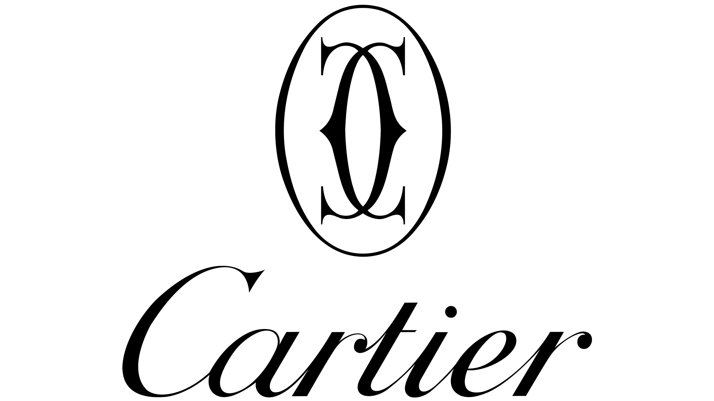 A black background with a subtle, thin outline of a logo featuring an oval shape with a stylized flower or crown design inside, and the text 'Forever Couture' written in elegant cursive below.