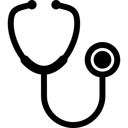 Black and white outline of a person trapeze artist hanging from a trapeze bar.