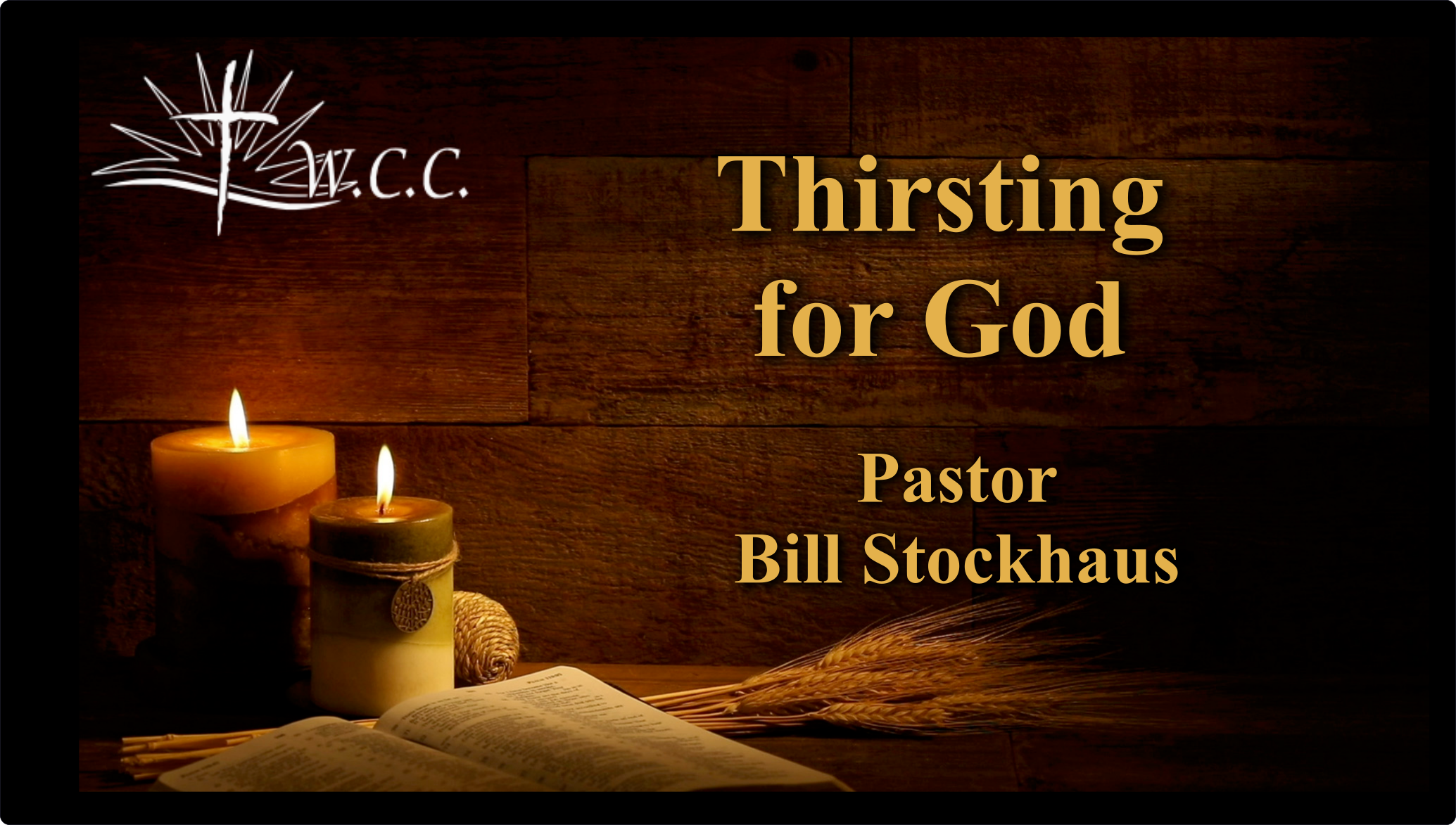 Thirsting for God
