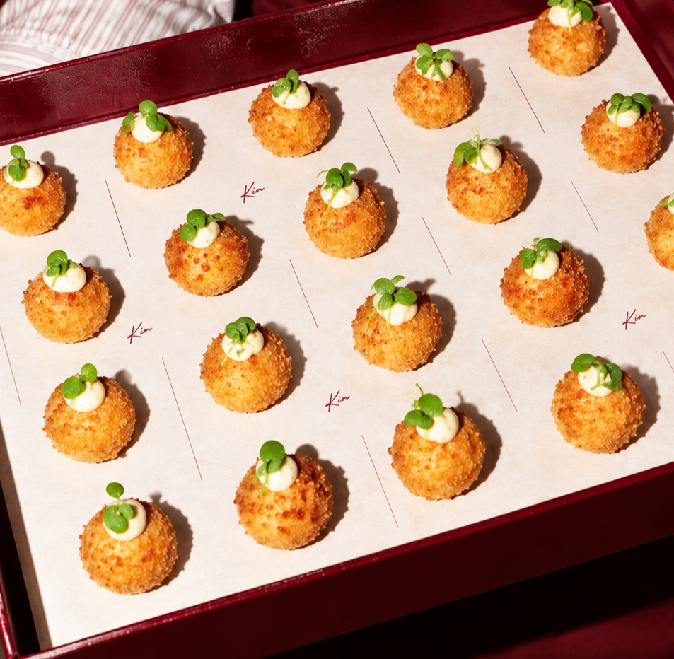 Passed canapés by Kin Catering for an Okanagan event