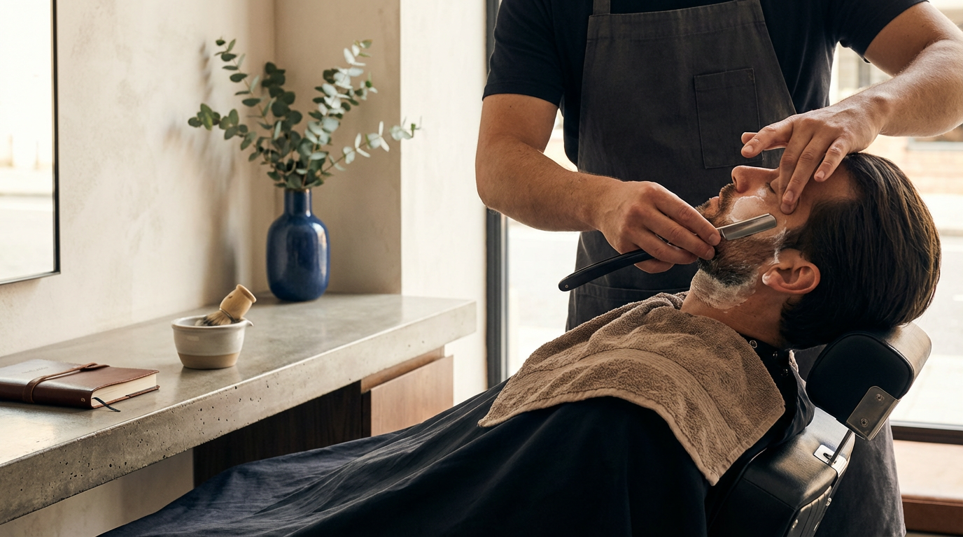 Straight Razor Shave