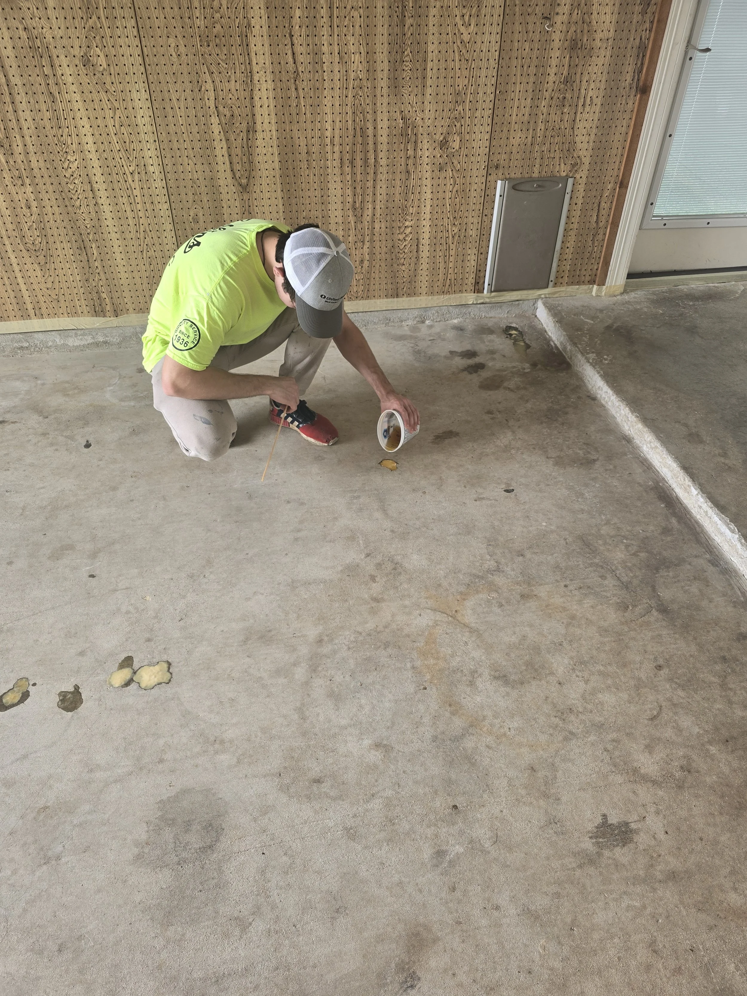 EPOXY GARAGE FLAKE OUTBACK-DURING