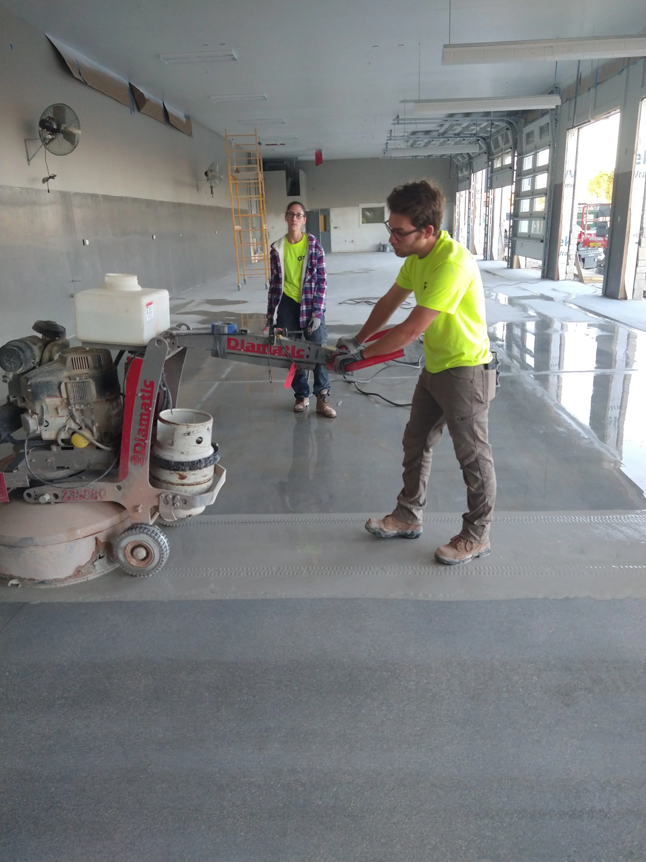 POLISHED CONCRETE-BEFORE