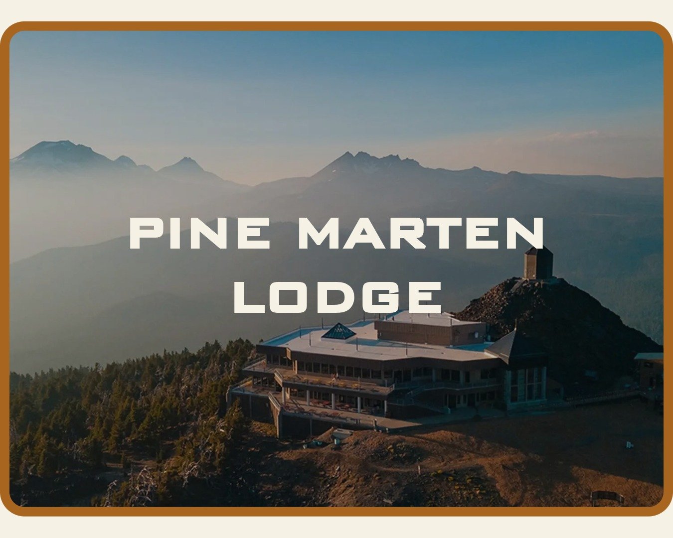Iconic Pine Marten Lodge at Mt. Bachelor with a newly finished flat roof