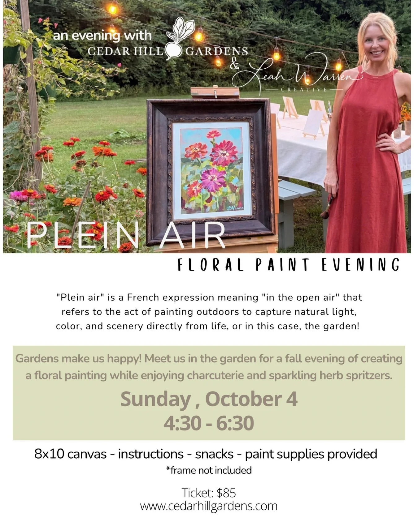 *EVENT IS SOLD OUT!*
🌸🎨This is going to be a FUN night with @leahwarrencreative in Canton! 

🎟️Comment &ldquo;Paint&rdquo; to get your ticket. Spots are very limited, so don&rsquo;t wait!